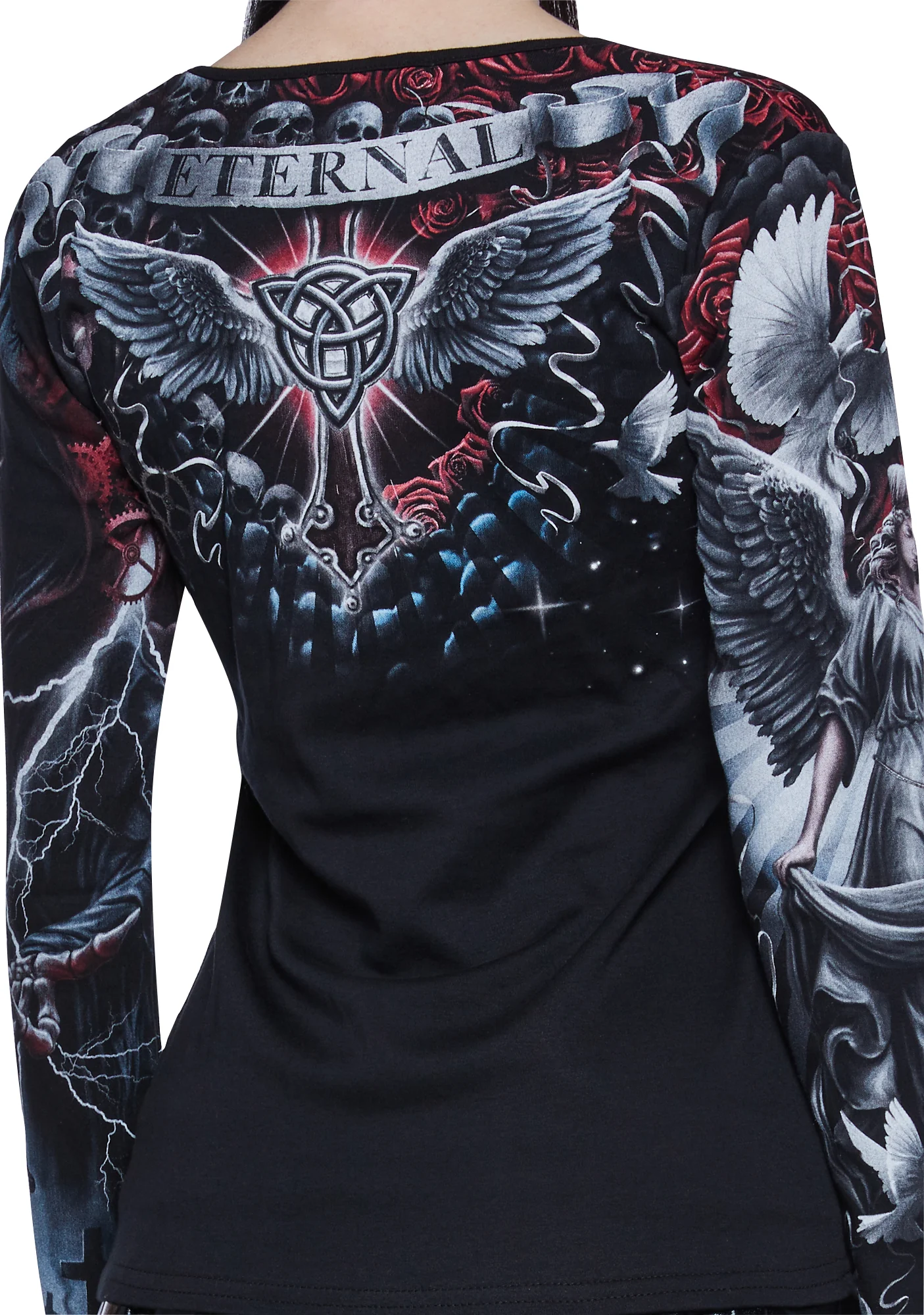 Life And Death Cross Baggy Top - Image 6