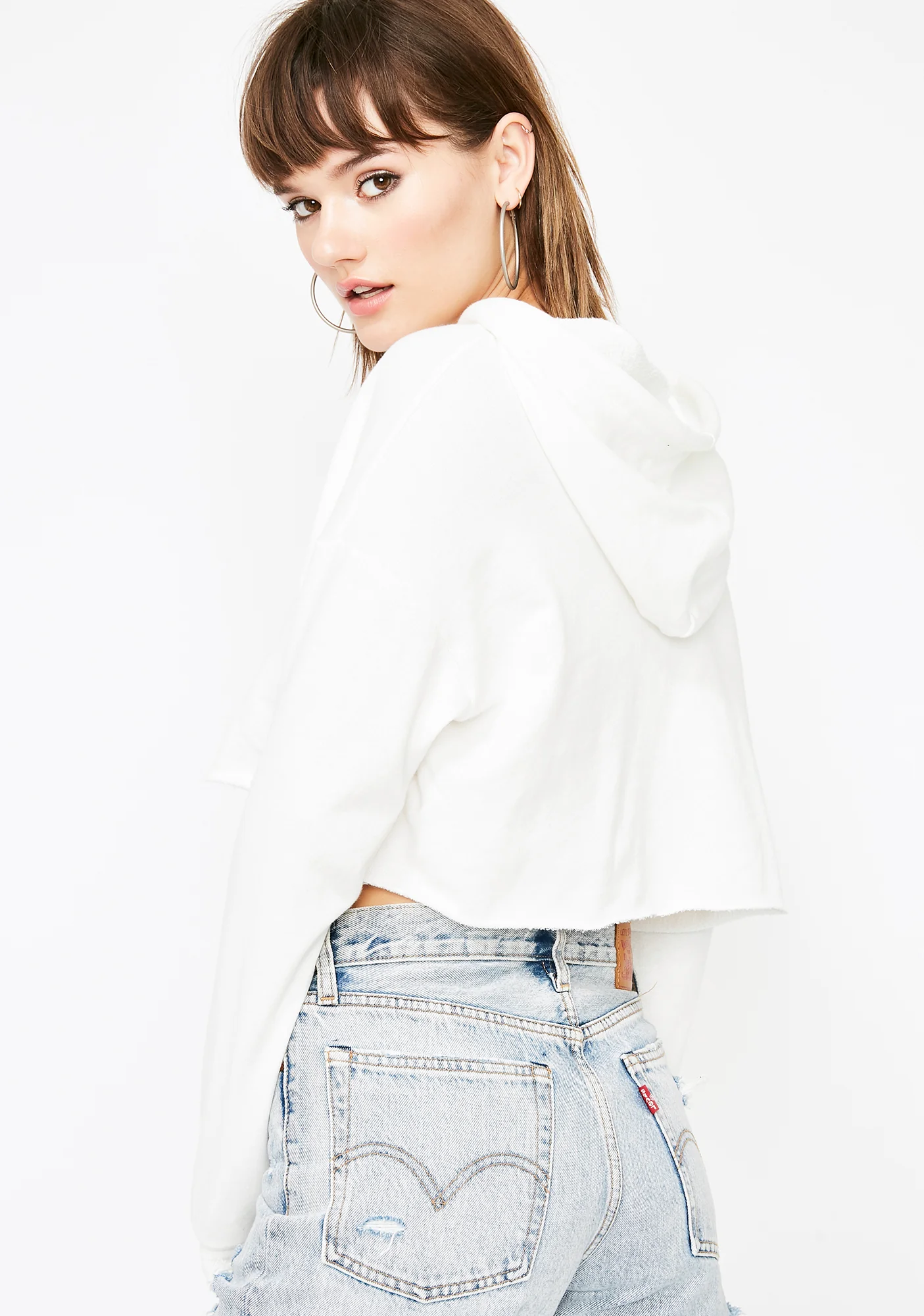 Like A Champion Cropped Hoodie - Image 4