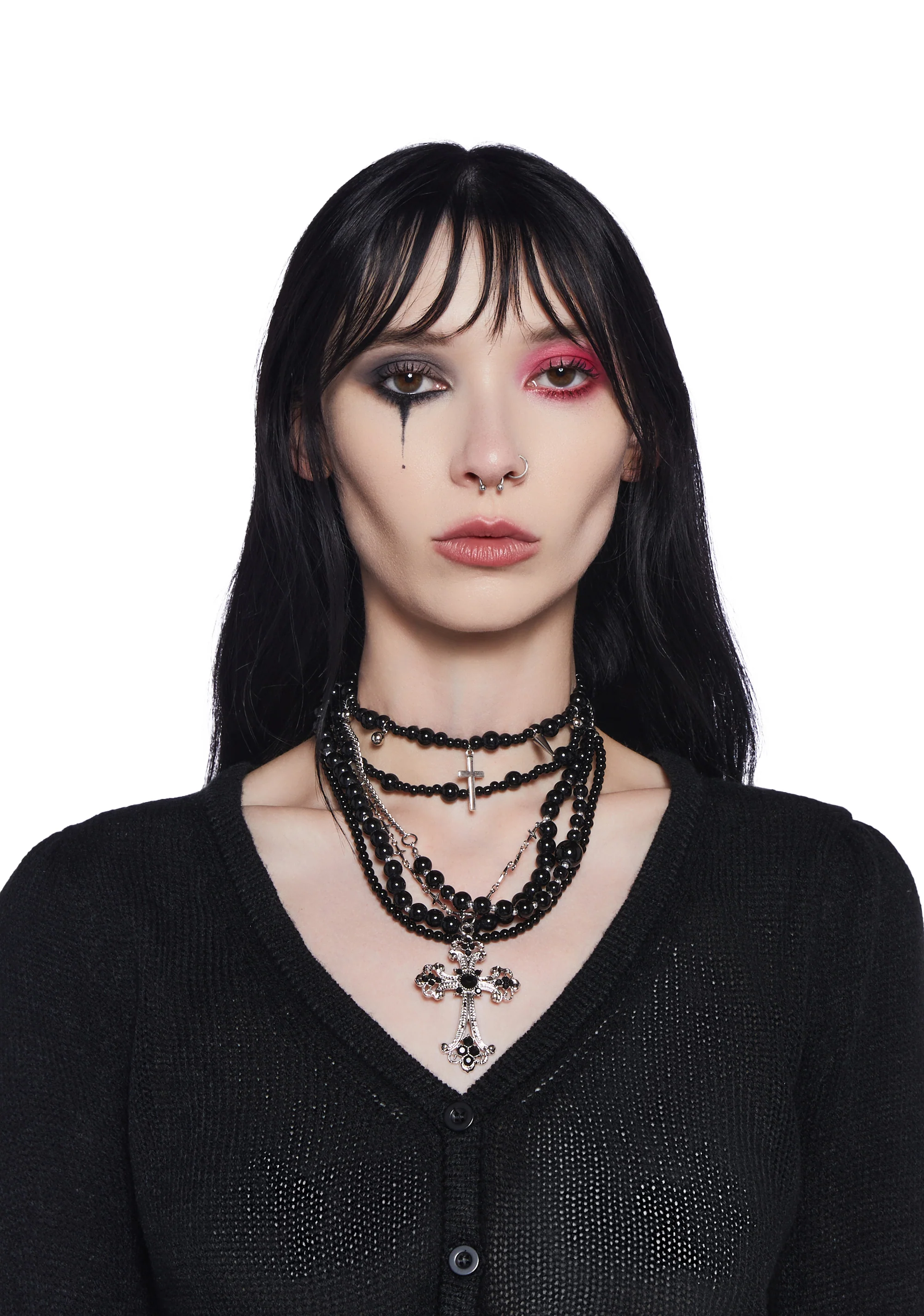 Like A Prayer Layered Necklace - Image 4
