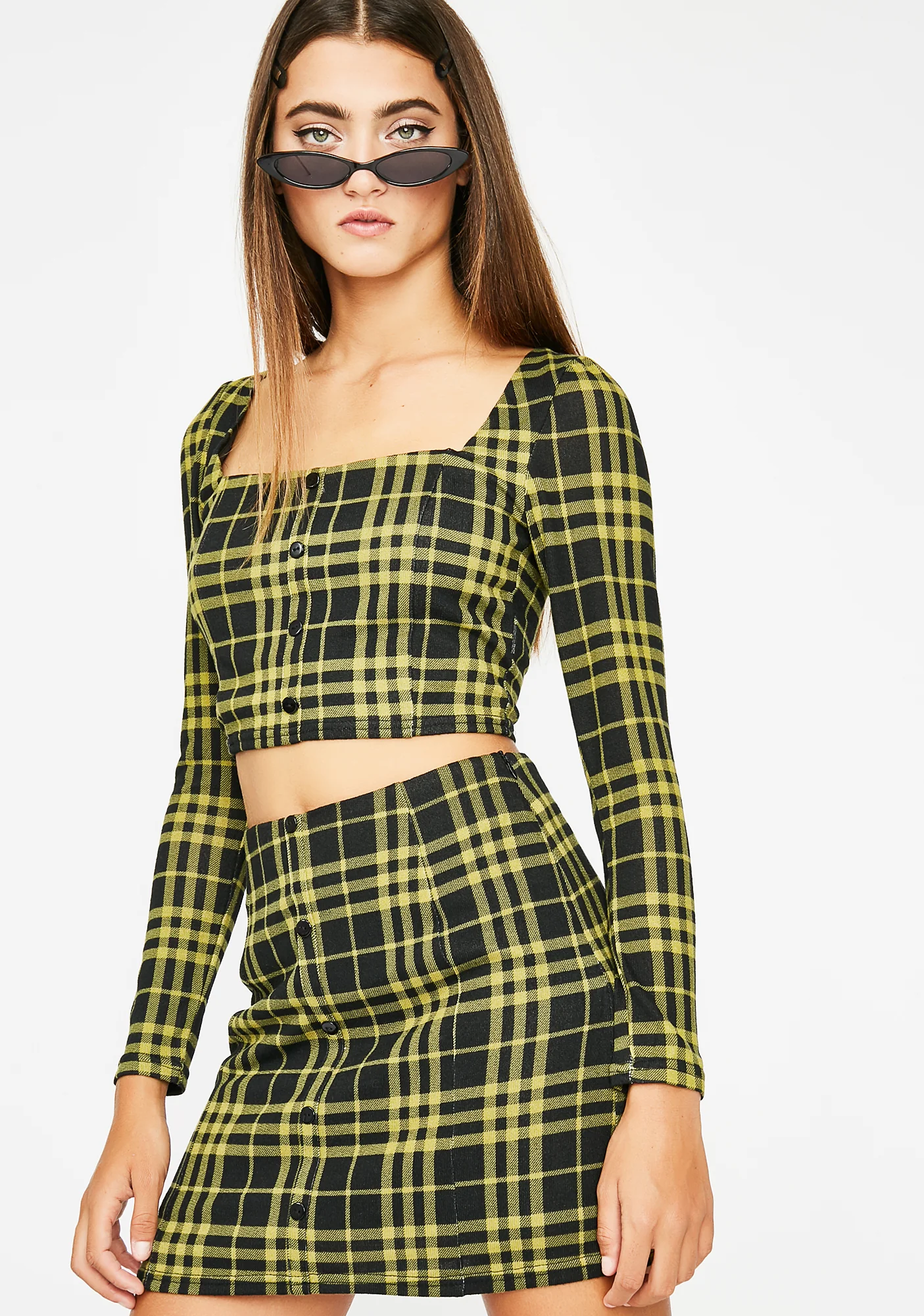 Like Totally Plaid Skirt - Image 2