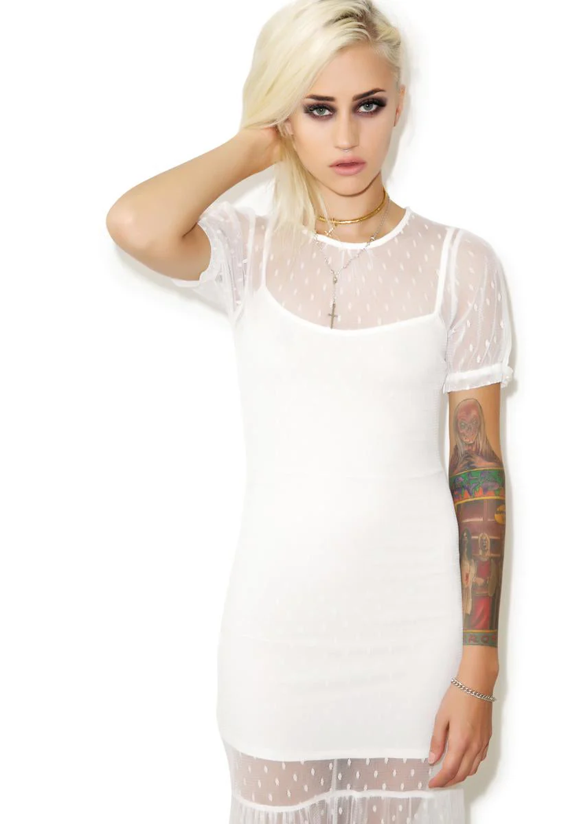 Lil Darlin Maxi Dress - White - Image 3