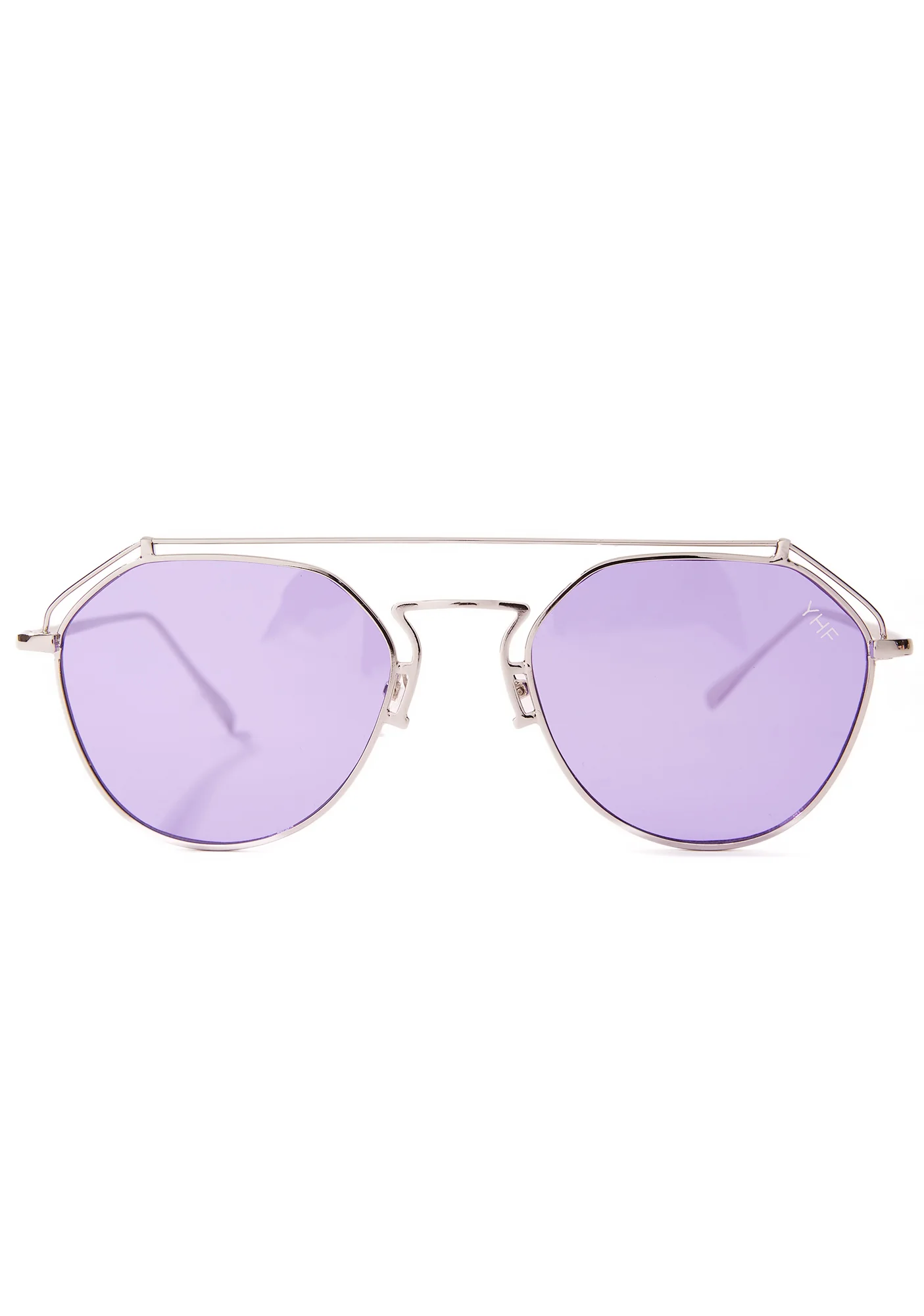 Lilac Stephanie Transparent Sunglasses - Image 2