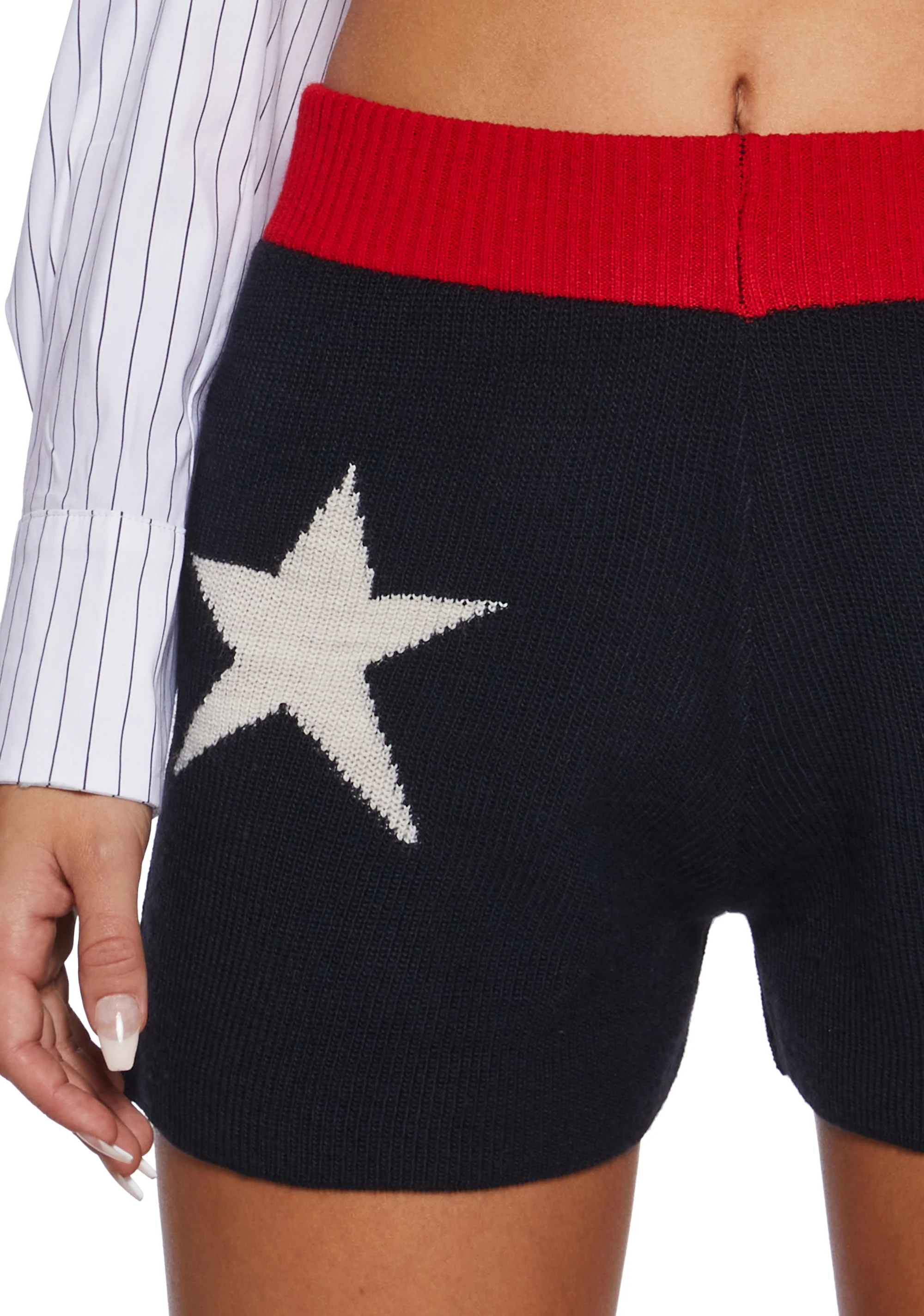 Liquorice Knit Shorts - Image 5