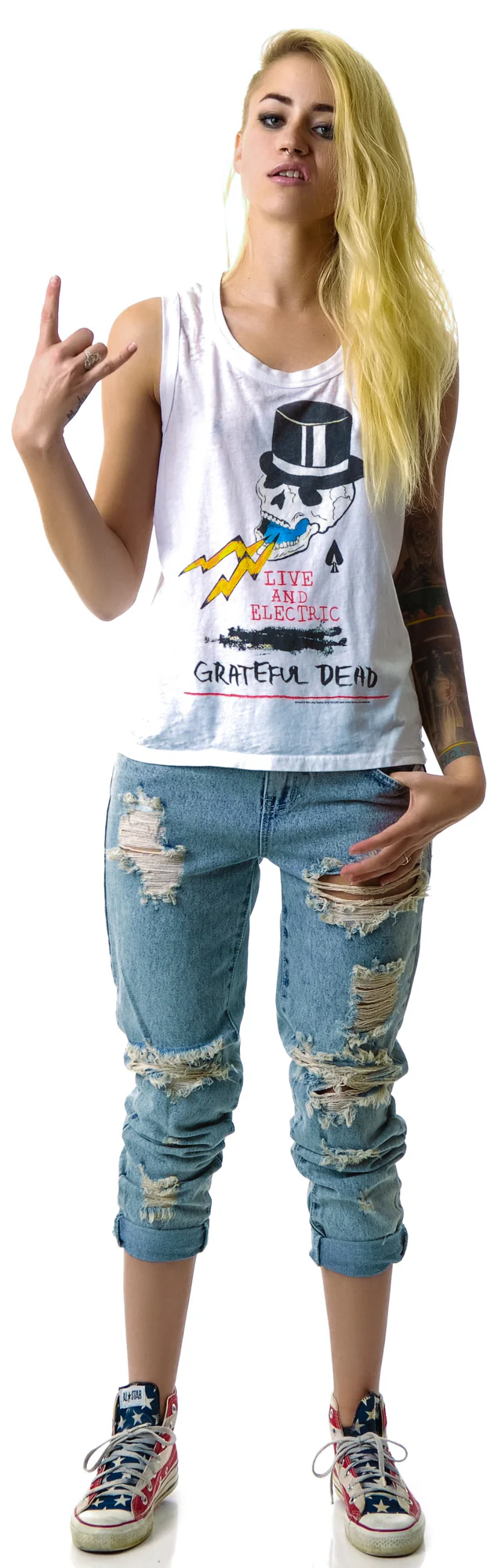 Live and Electric Grateful Dead Tank - Image 5