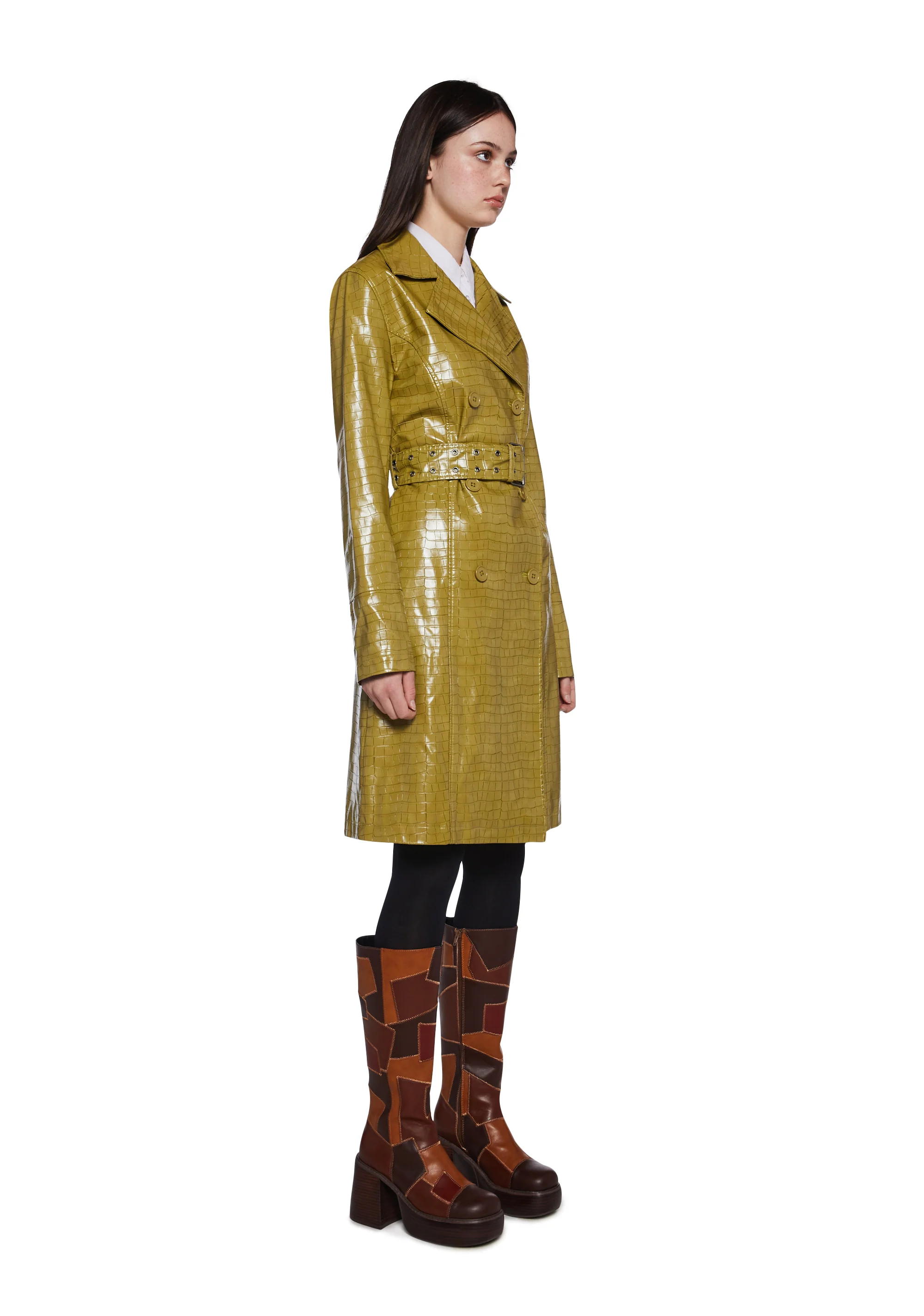 Living That Life Trench Coat - Image 3