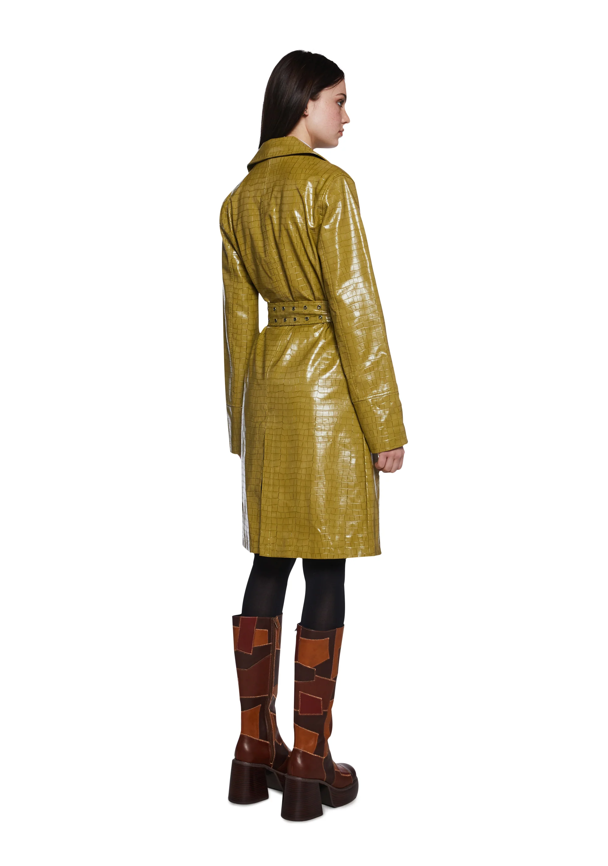 Living That Life Trench Coat - Image 4