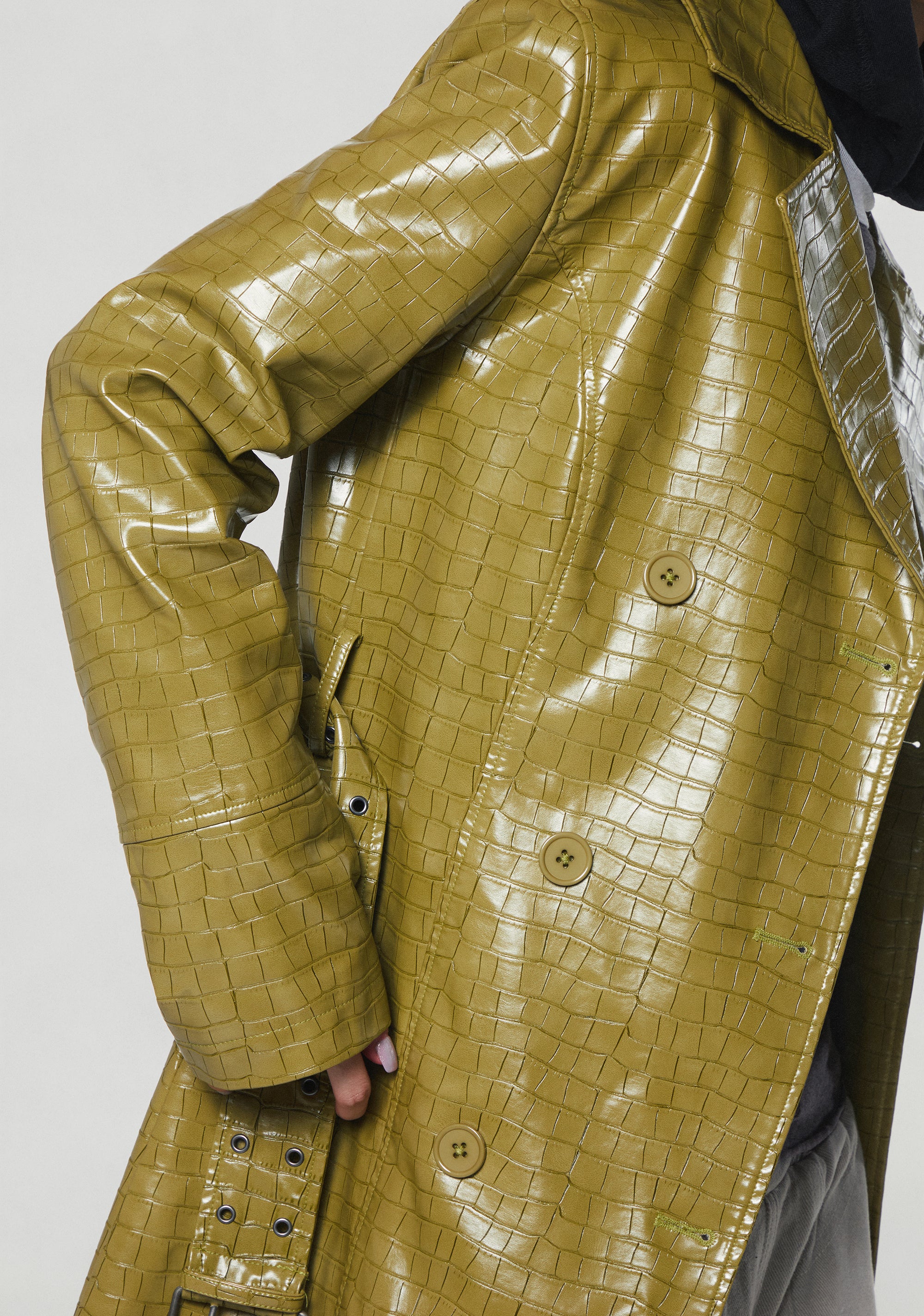 Living That Life Trench Coat - Image 7
