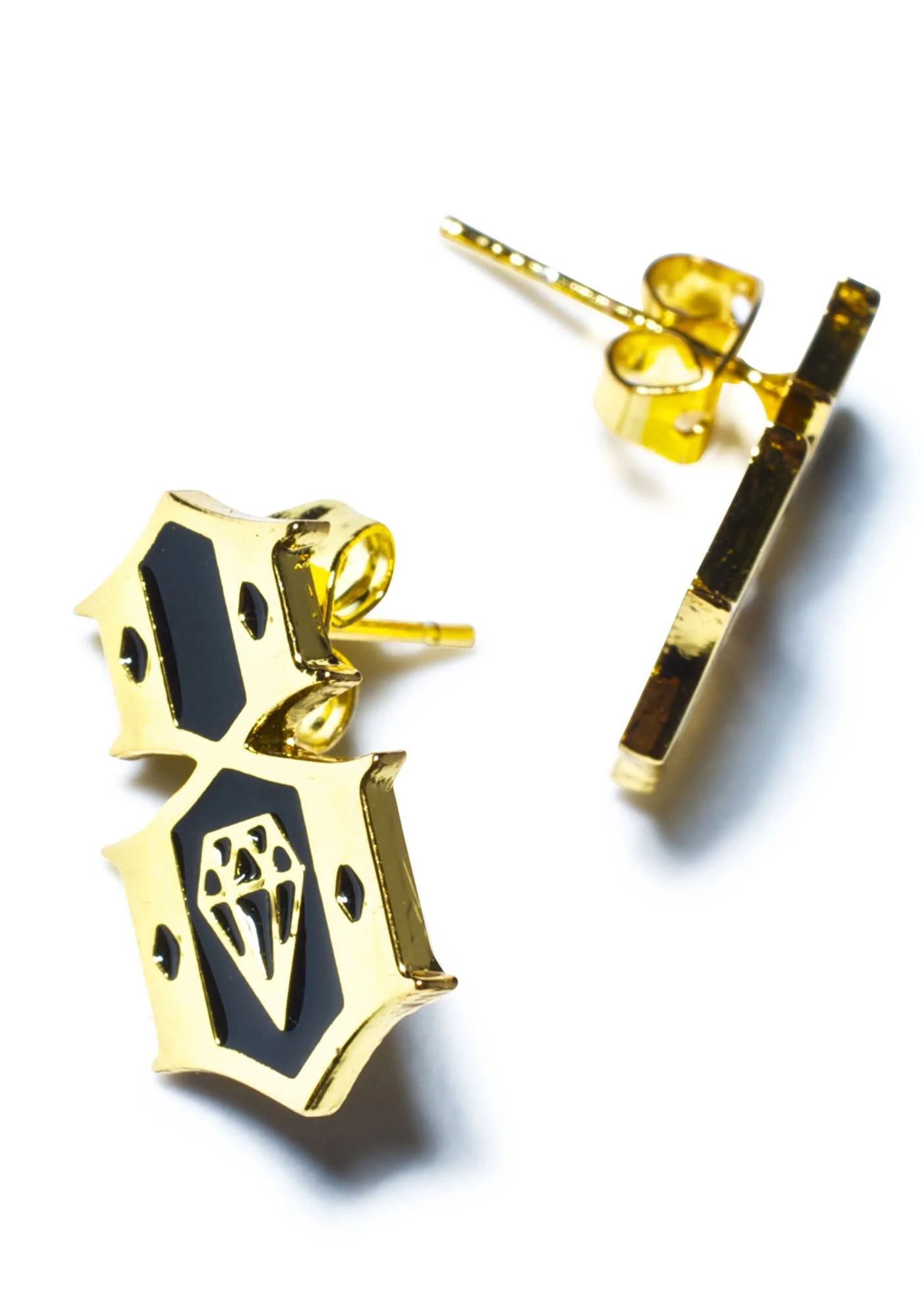 Logo Earrings - Gold - Image 10