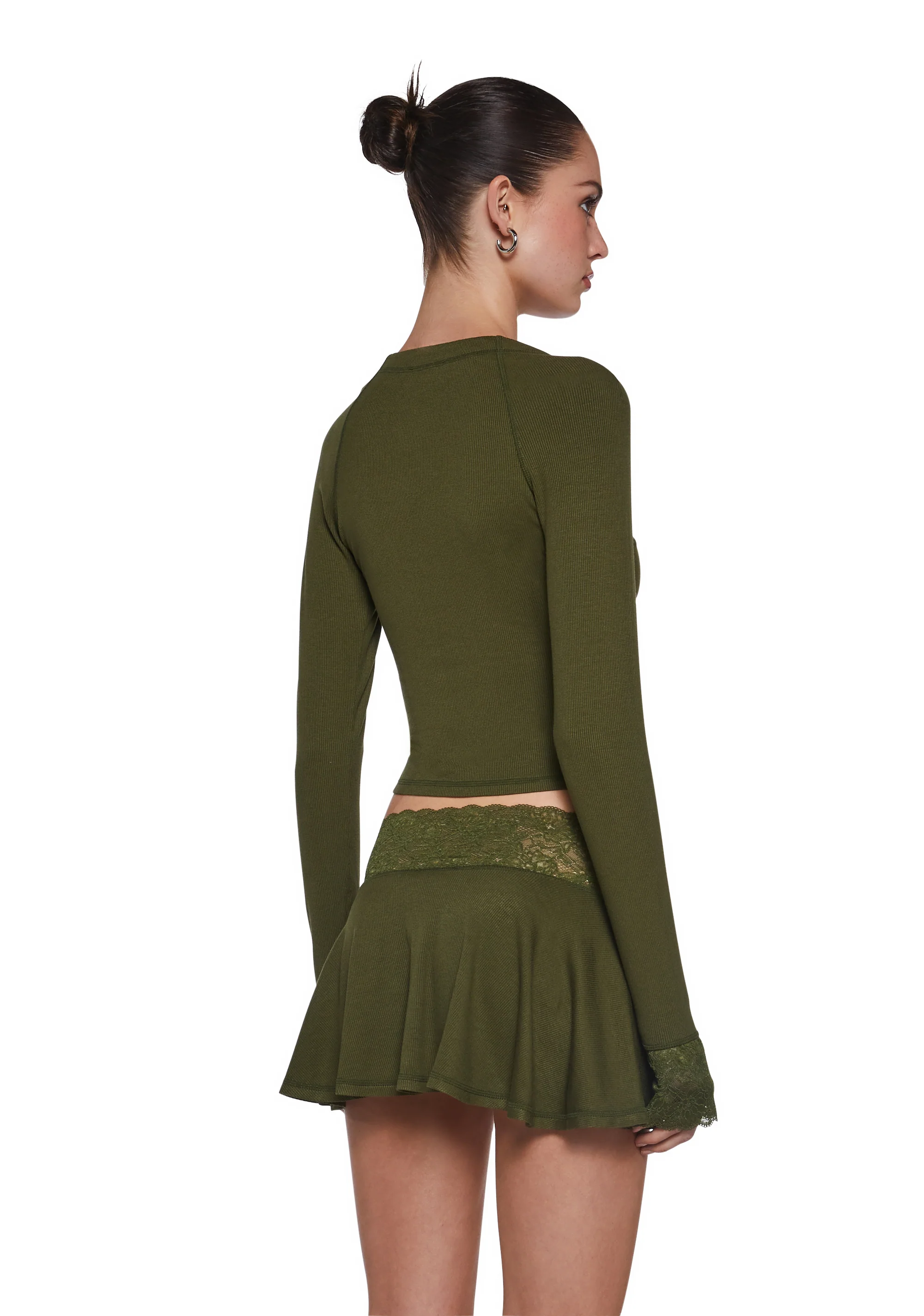 Hallway Season Skirt Set - Green - Image 4