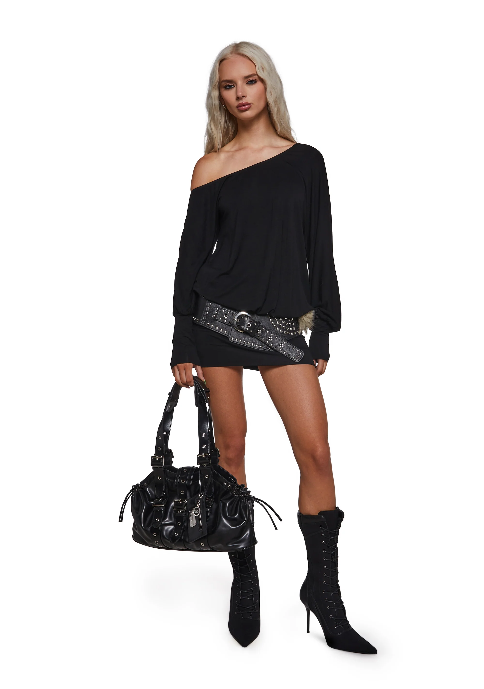 Milana Mini Dress - Black - Image 2