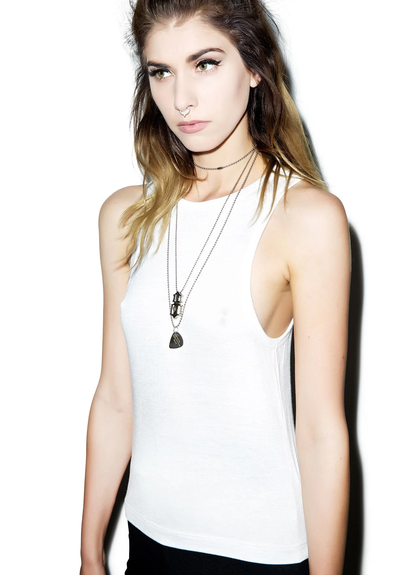 Lookin' Sharp Razor Tank - Black - Image 10