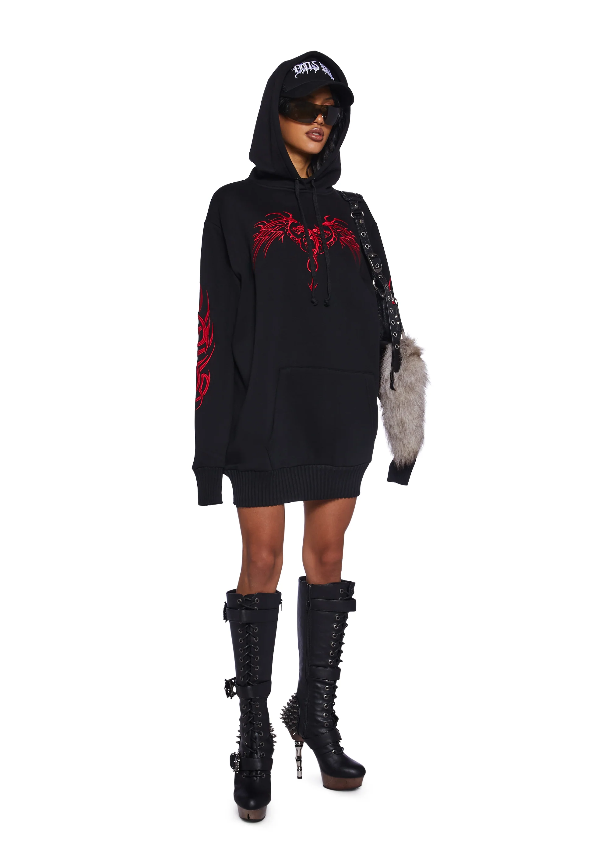 Looking For Danger Hoodie Dress - Image 2