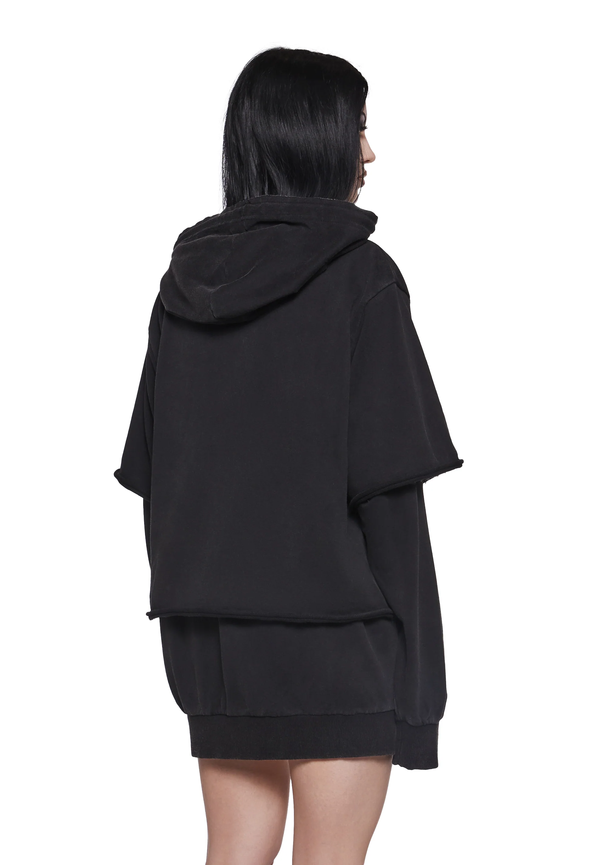 Looming Goth Zip-Up Hoodie - Image 4