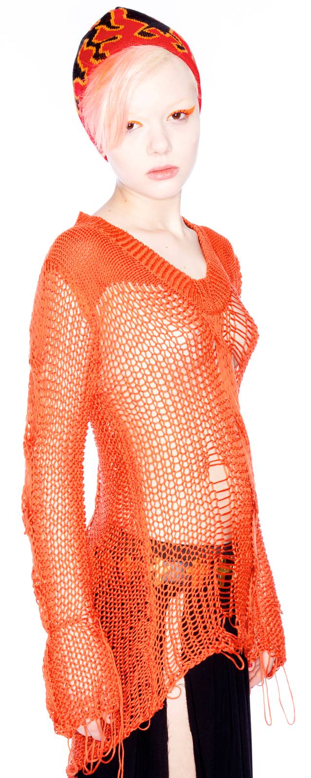 Loose String Sweater - Orange - Image 8