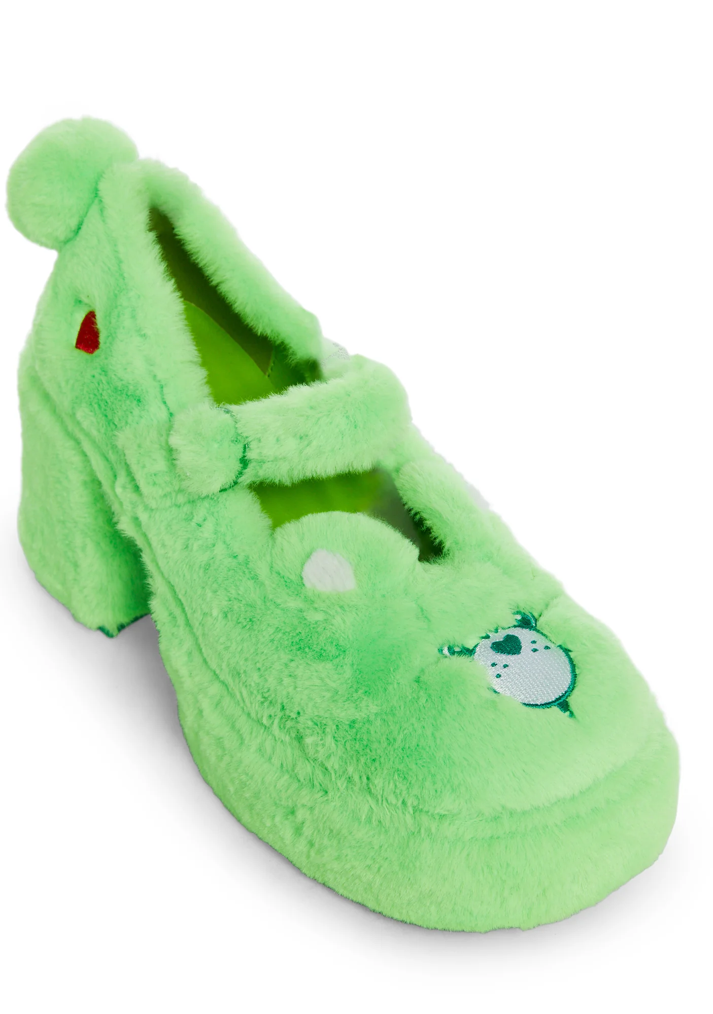 Love Alot Platform Mary Janes- Green - Image 2