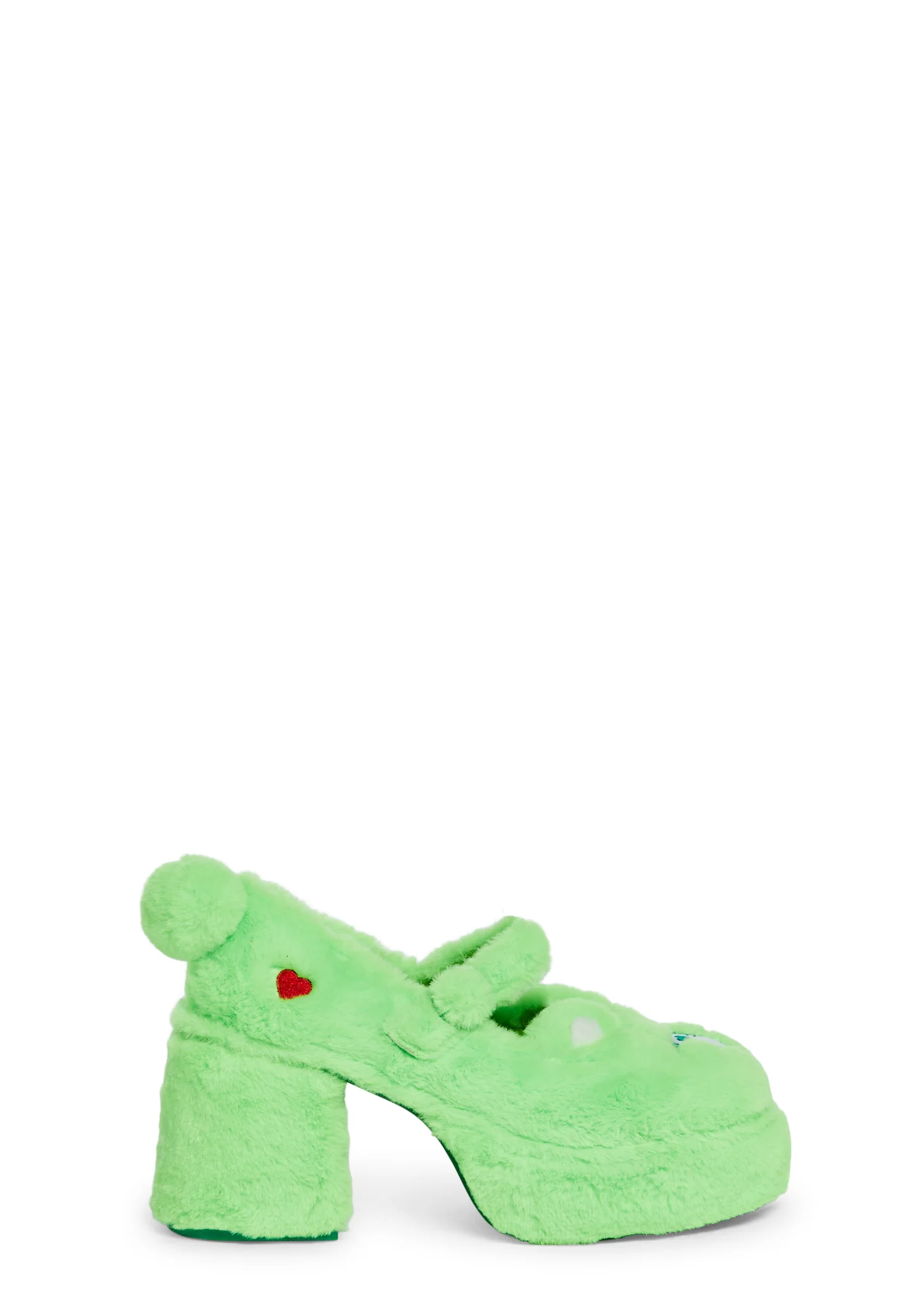 Love Alot Platform Mary Janes- Green - Image 3