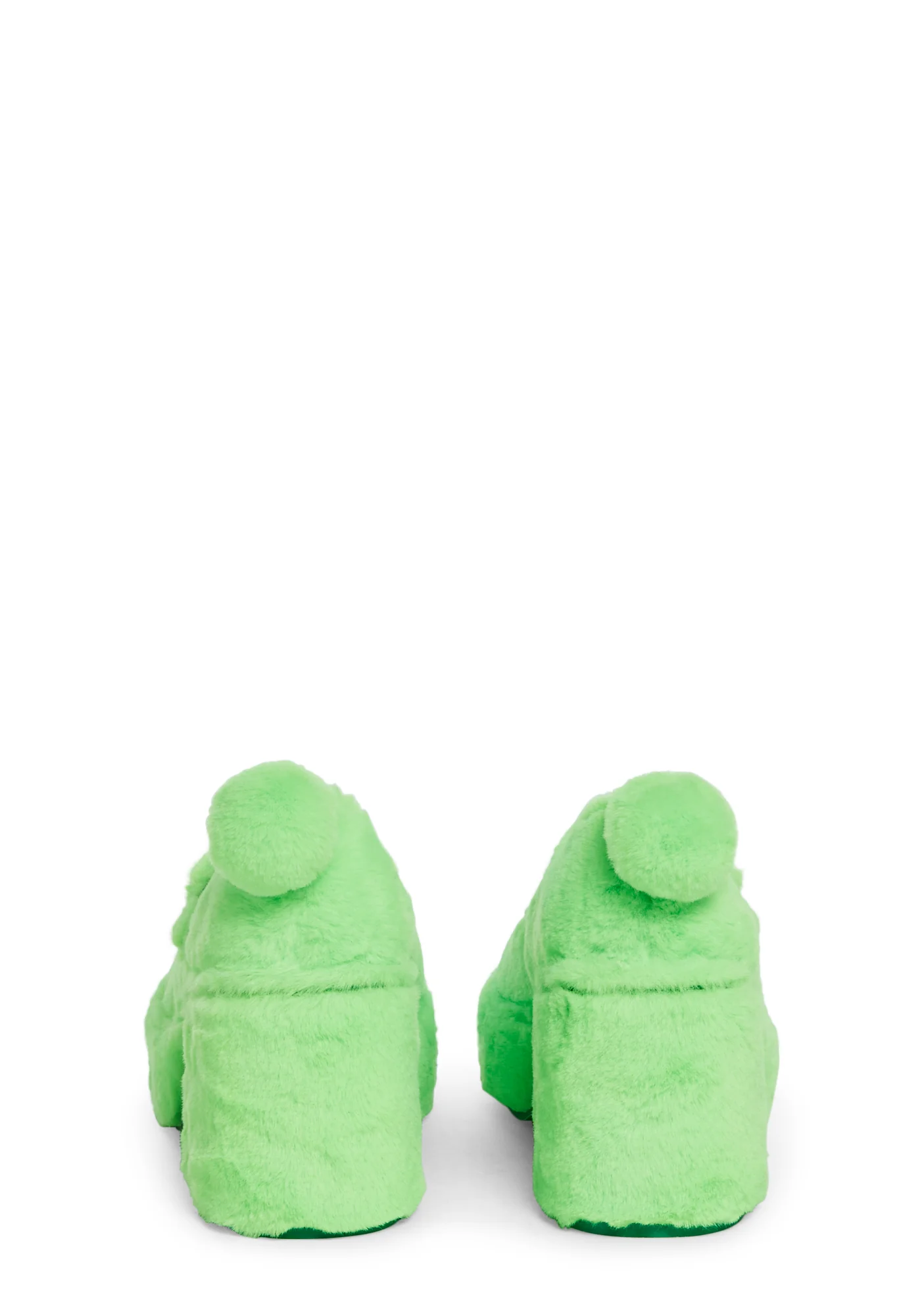 Love Alot Platform Mary Janes- Green - Image 4