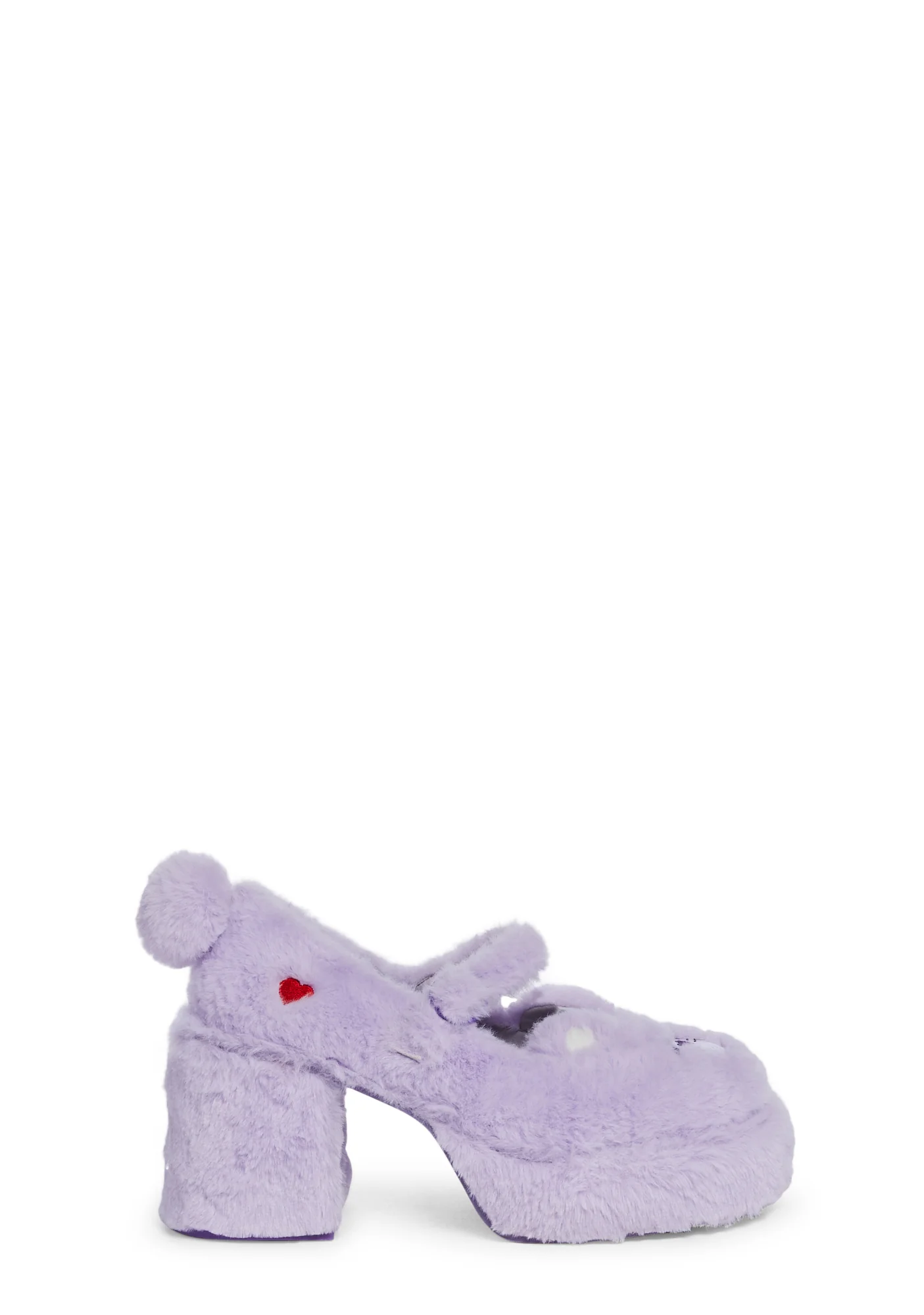 Love Alot Platform Mary Janes- Purple - Image 3