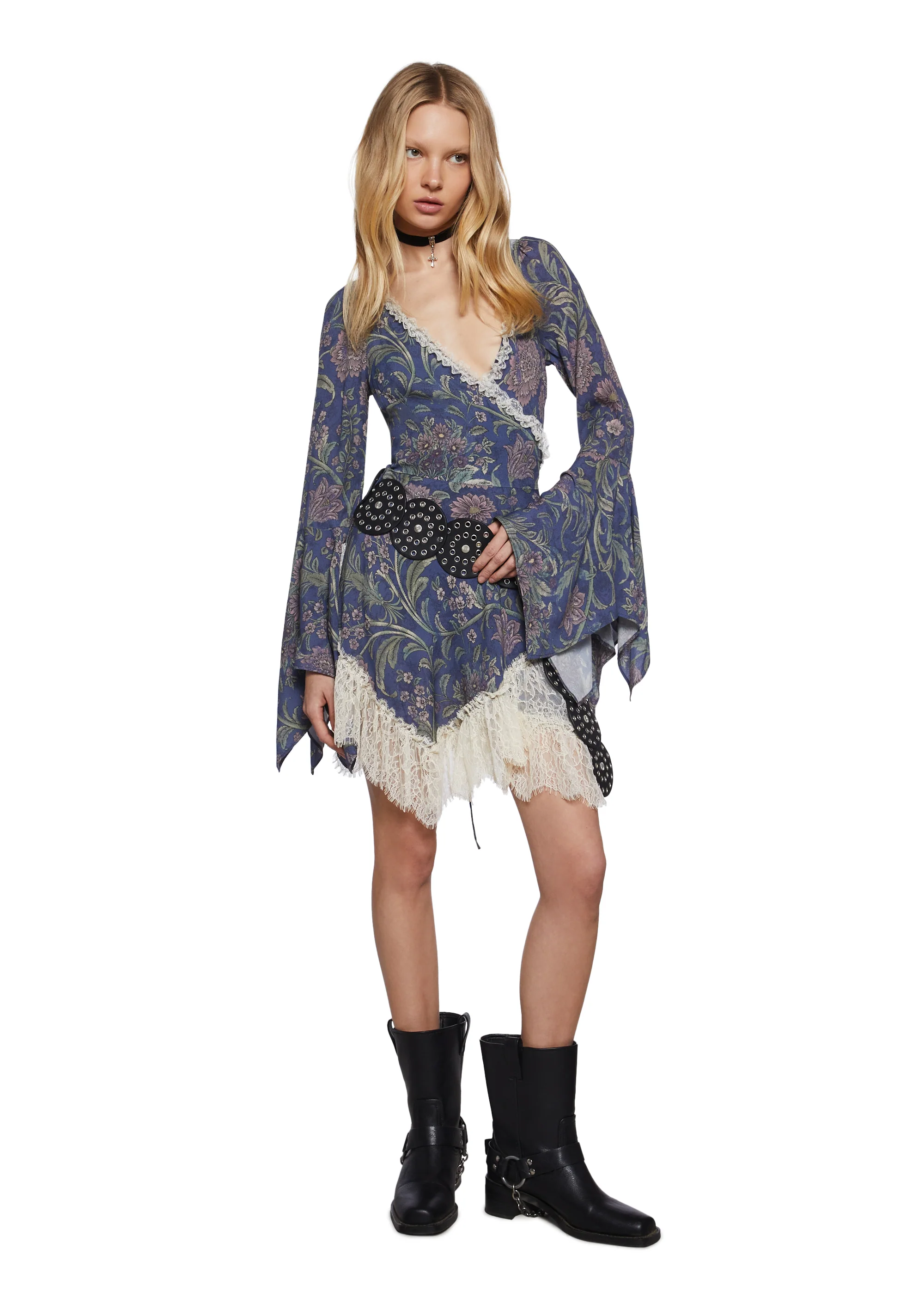 Love At Dusk Wrap Dress - Image 2