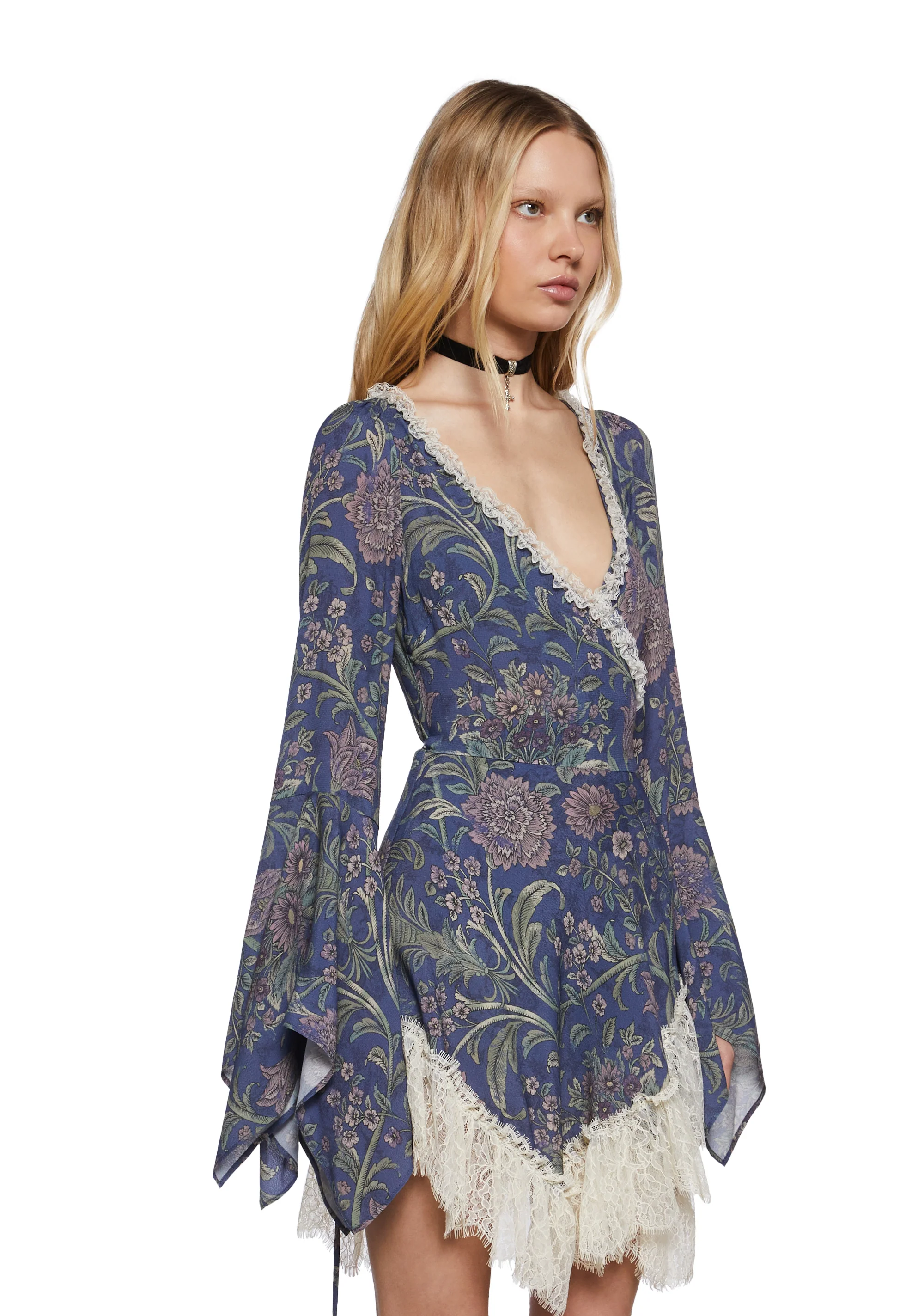 Love At Dusk Wrap Dress - Image 3