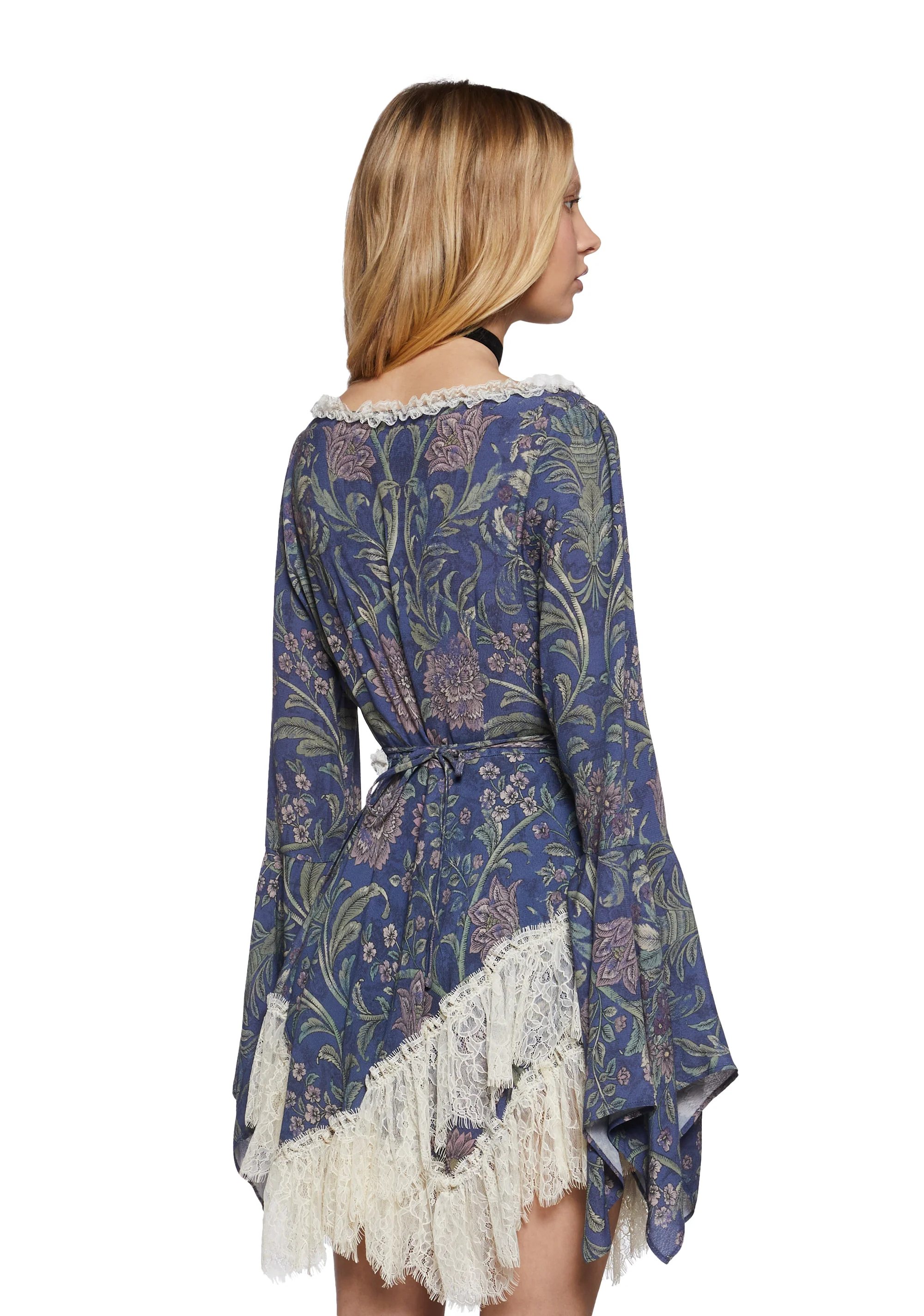 Love At Dusk Wrap Dress - Image 4