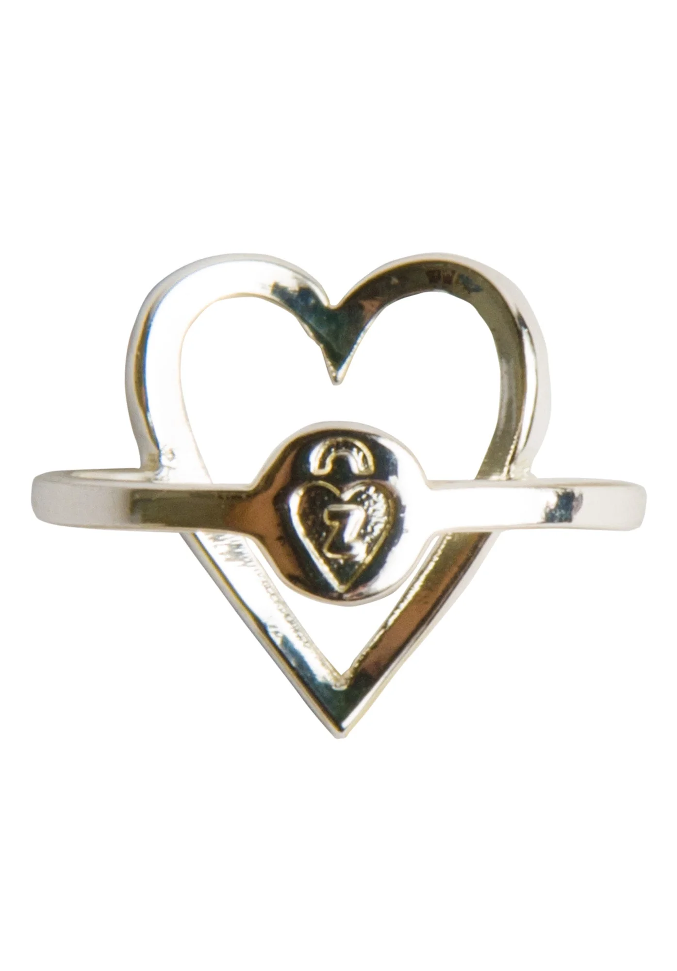 Love Heart Ring - Gold - Image 6
