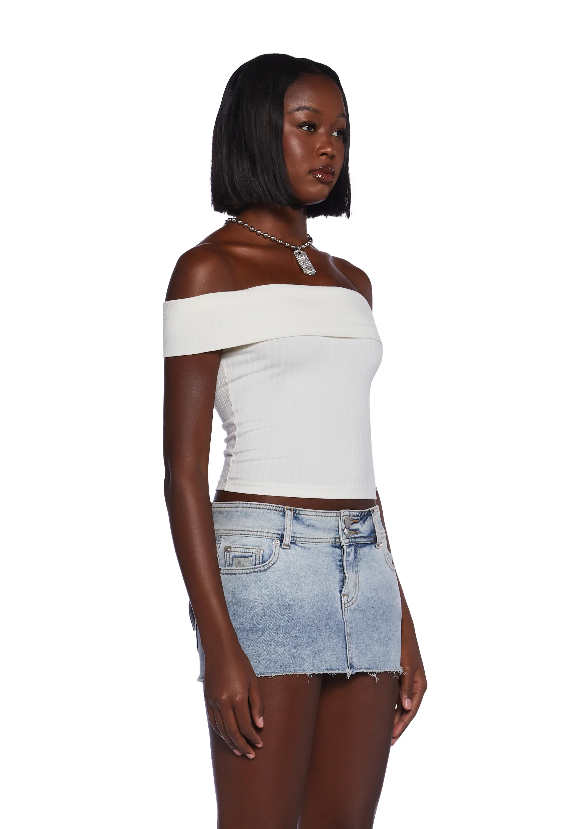 Love Is A Game Off The Shoulder Top - Image 3
