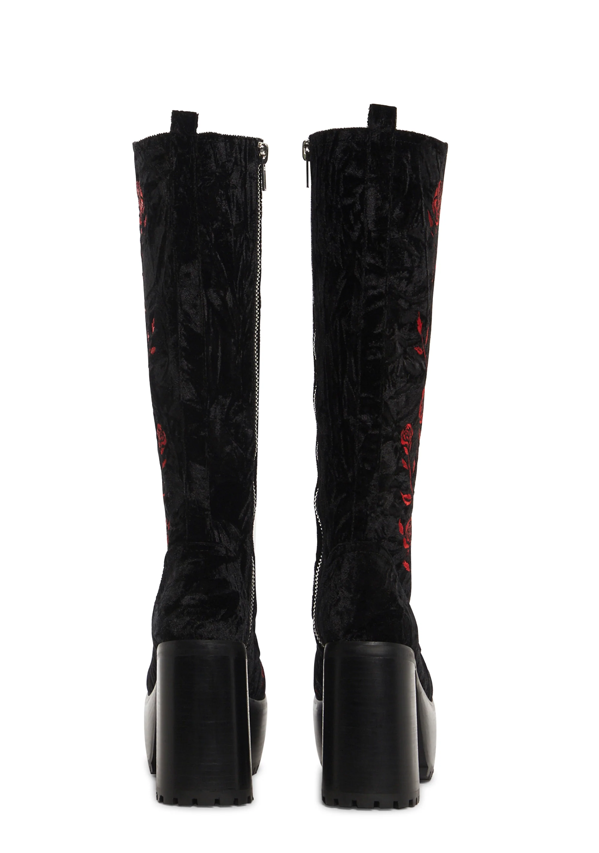 Love Is A Rose Knee High Boots - Image 4
