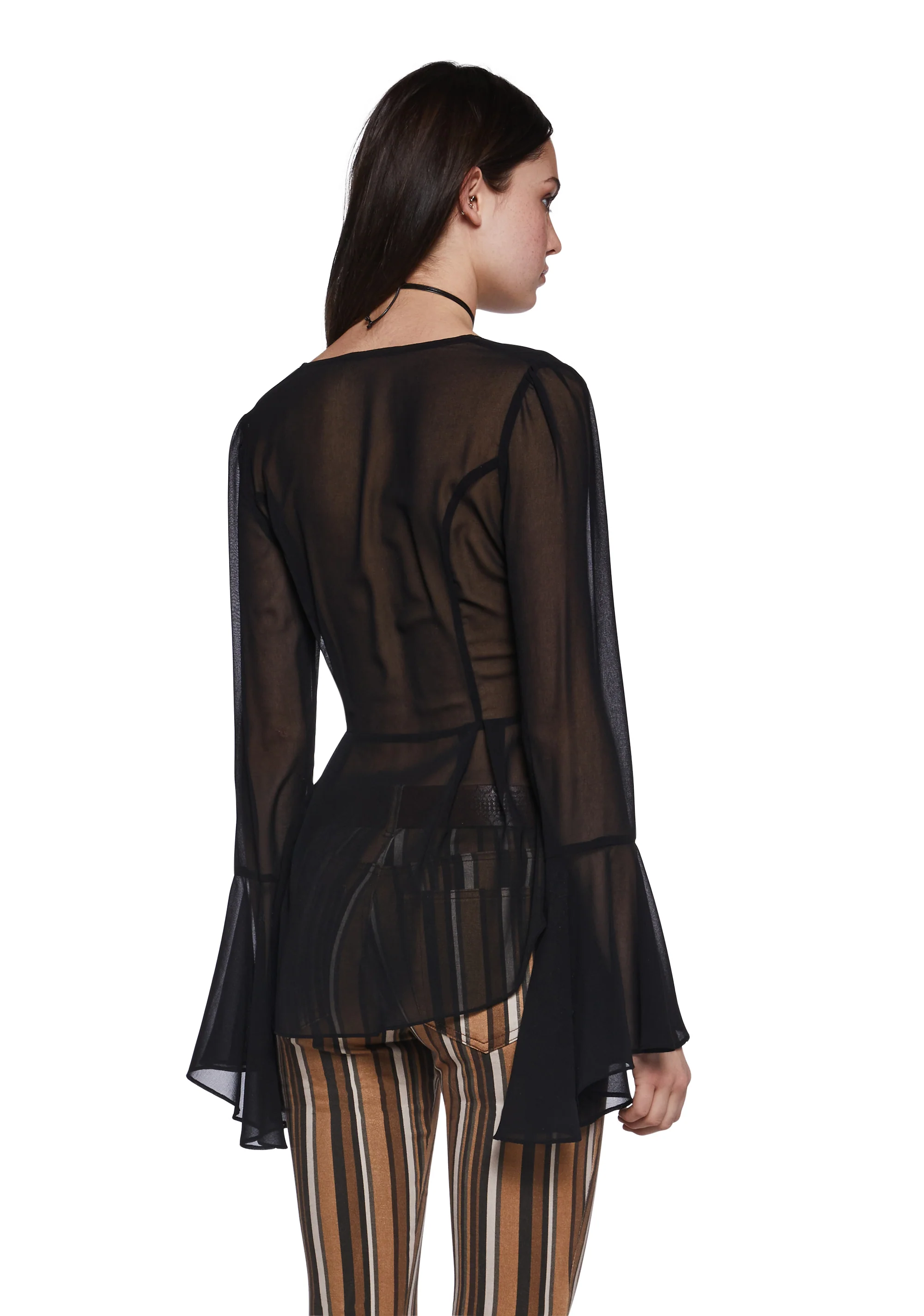 Love Record Breaker Chiffon Blouse - Image 4