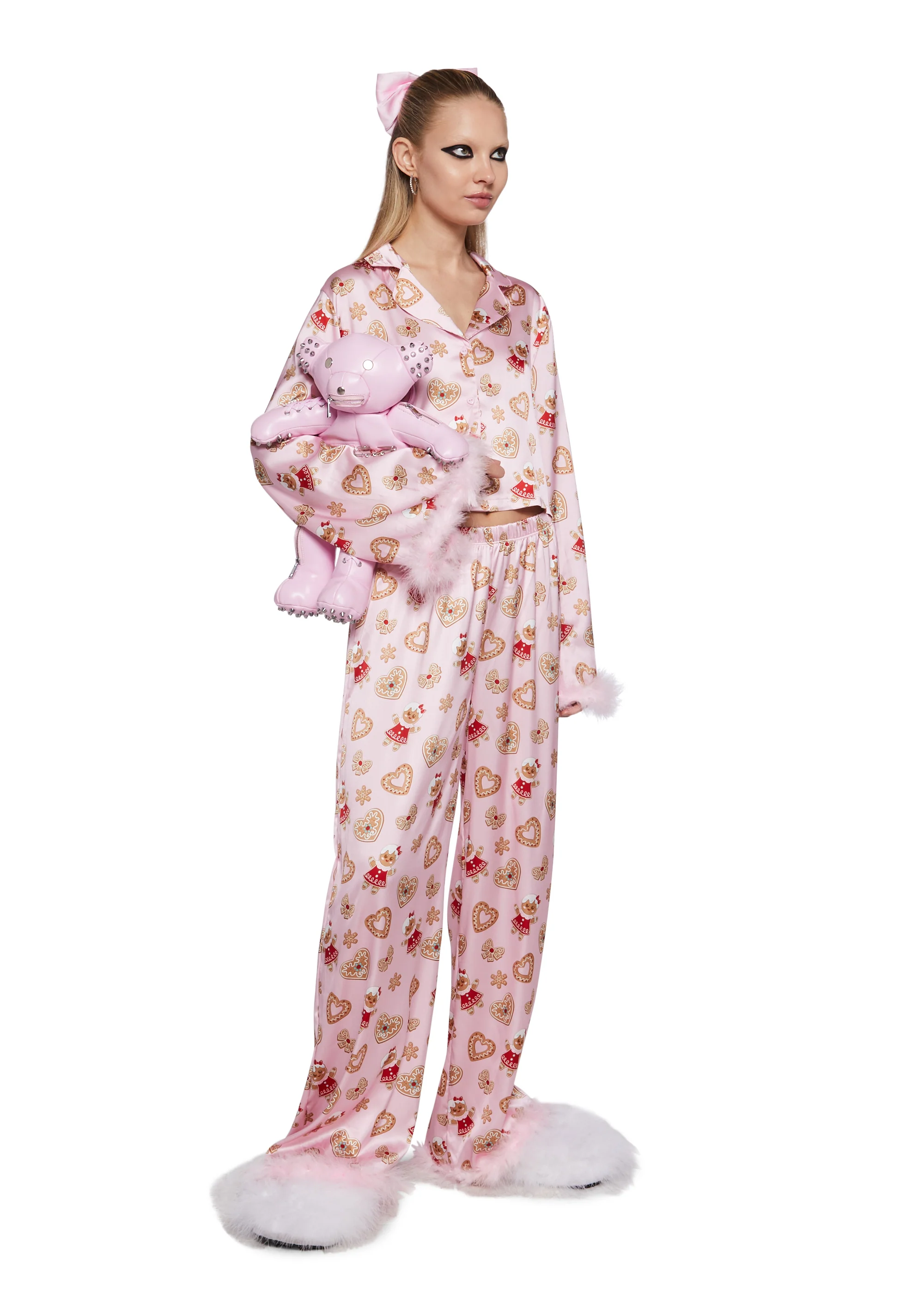 Love Surrounds Me Pajama Pants - Pink - Image 2