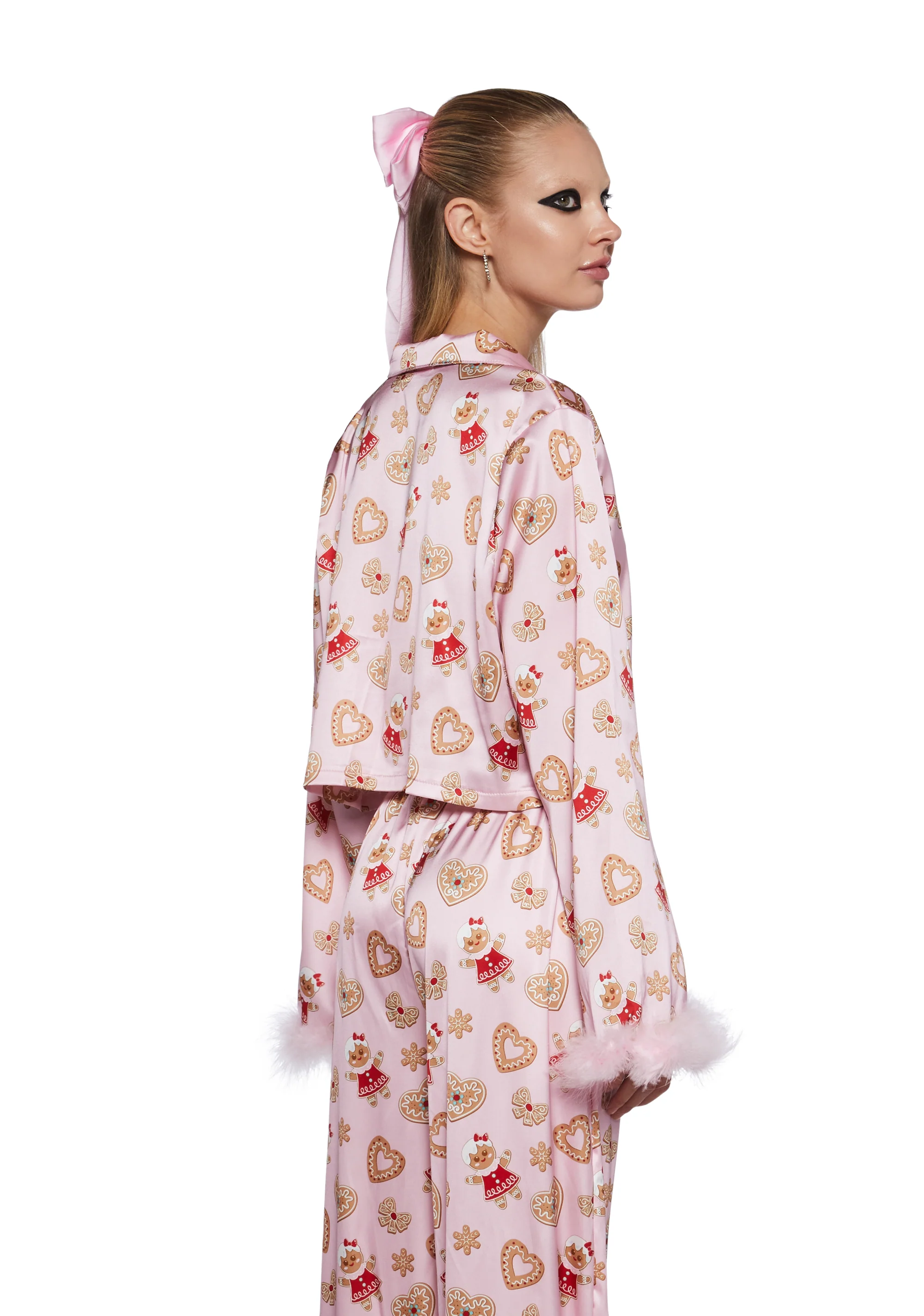Love Surrounds Me Pajama Top - Pink - Image 4