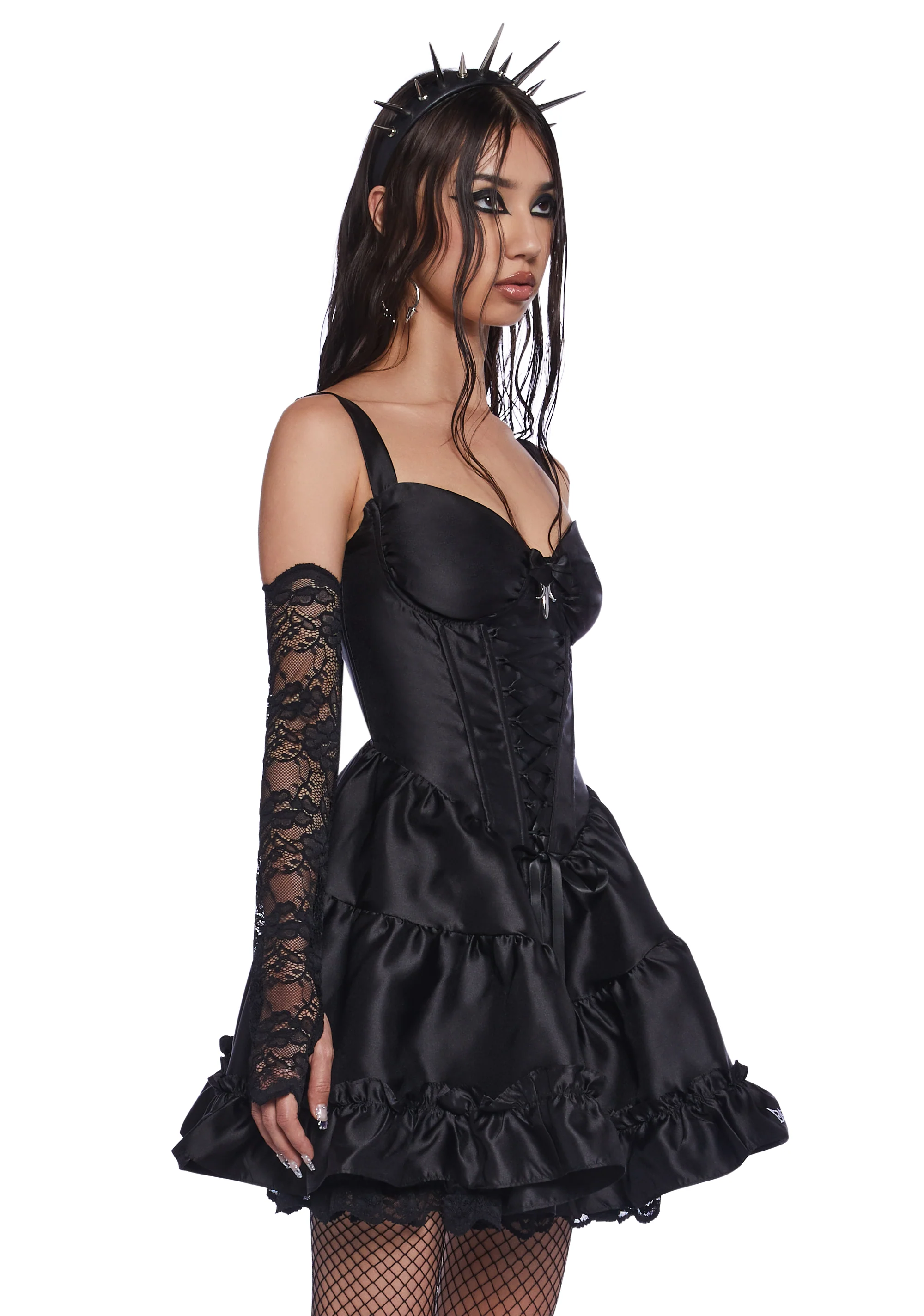 Love You More Mini Dress And Gloves Set - Image 3