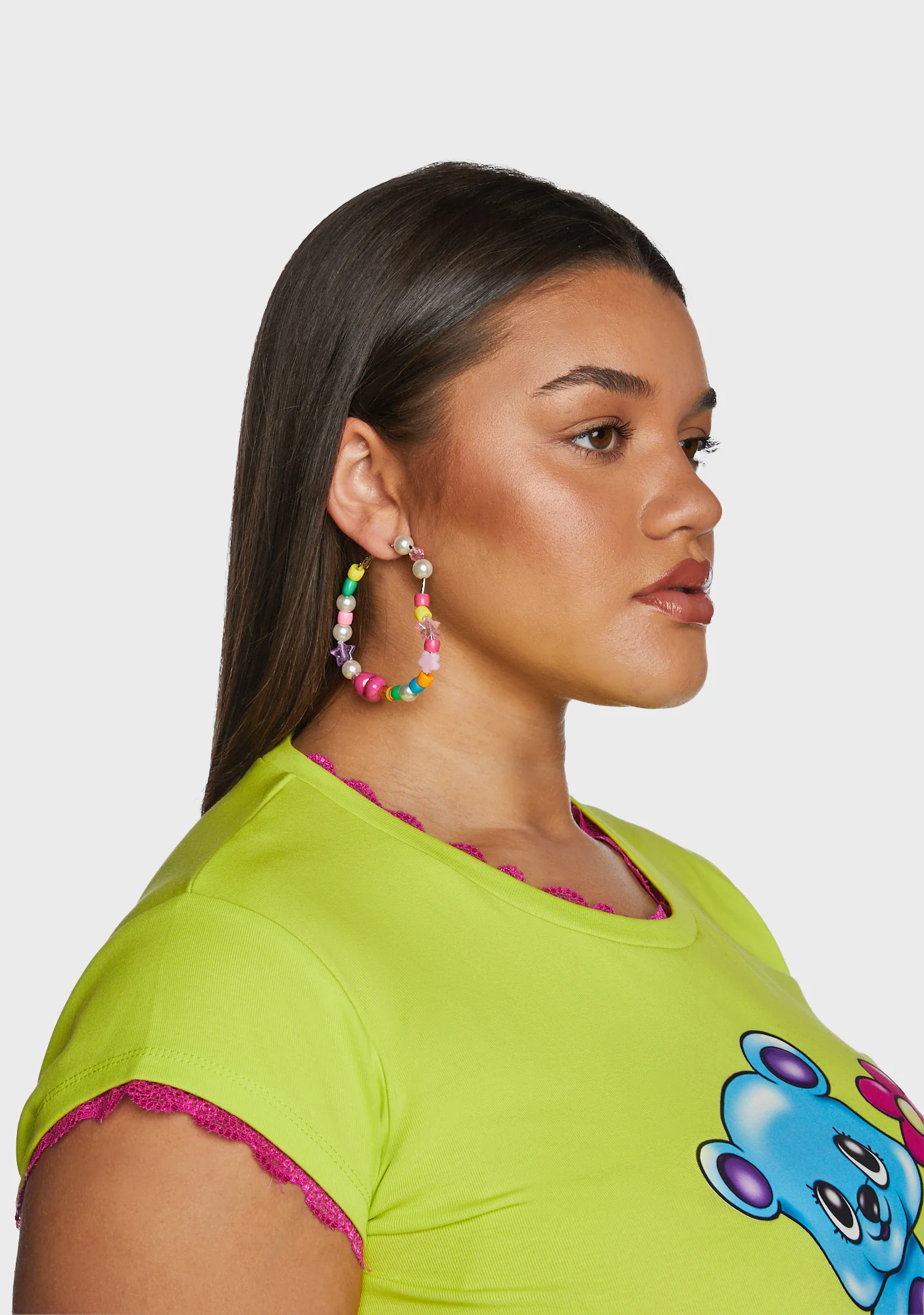 Love Your Quirks Hoop Earrings - Image 2