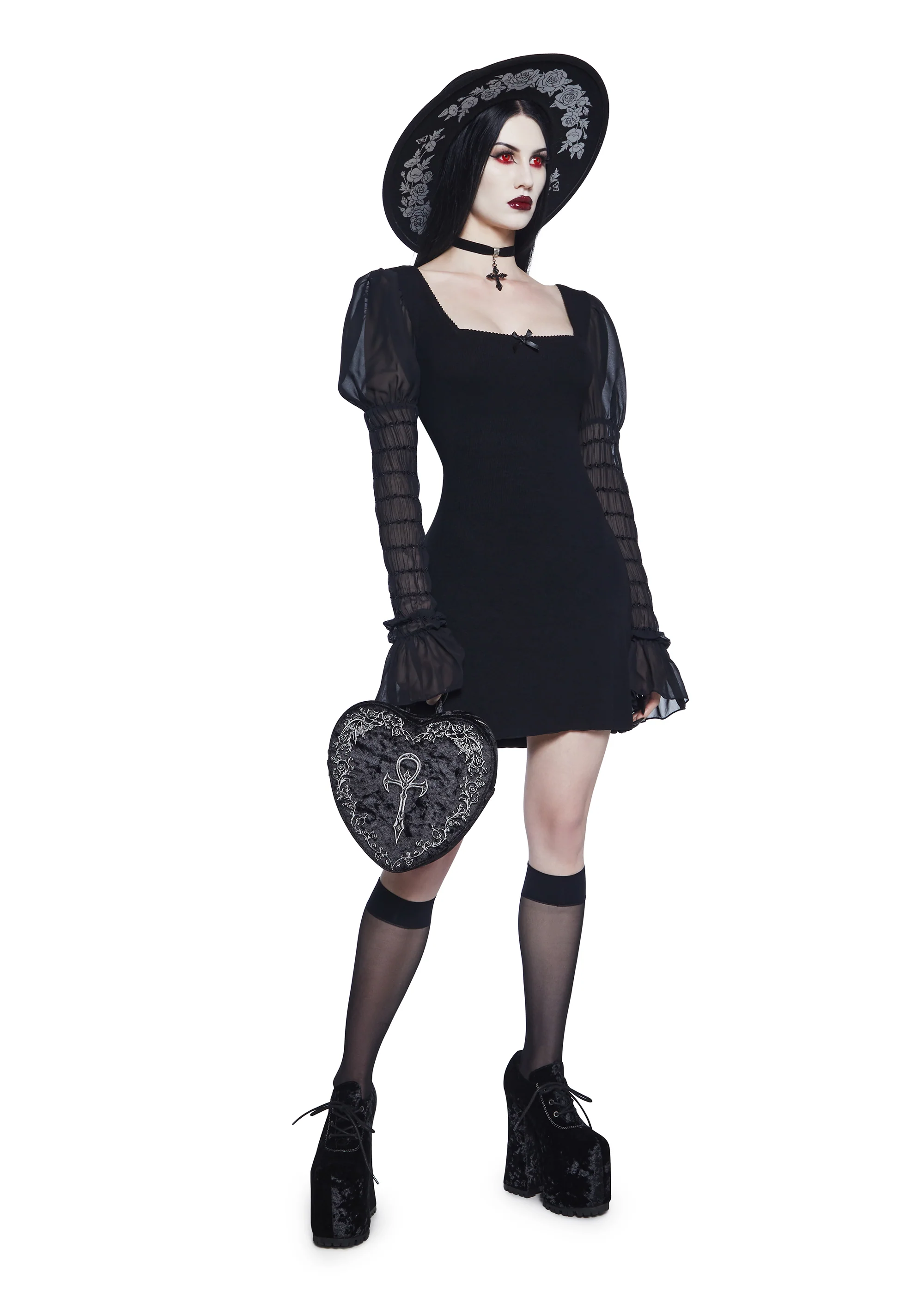 Loved By Death Mini Dress - Image 2