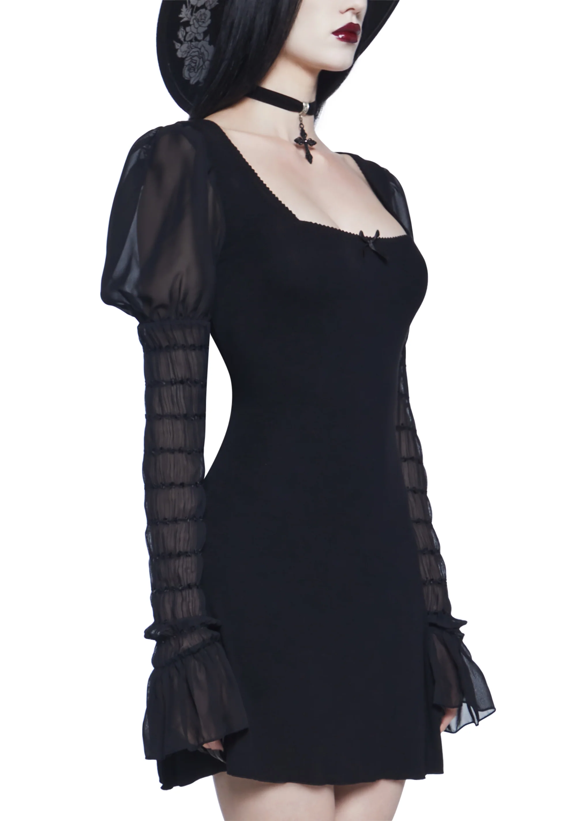 Loved By Death Mini Dress - Image 5
