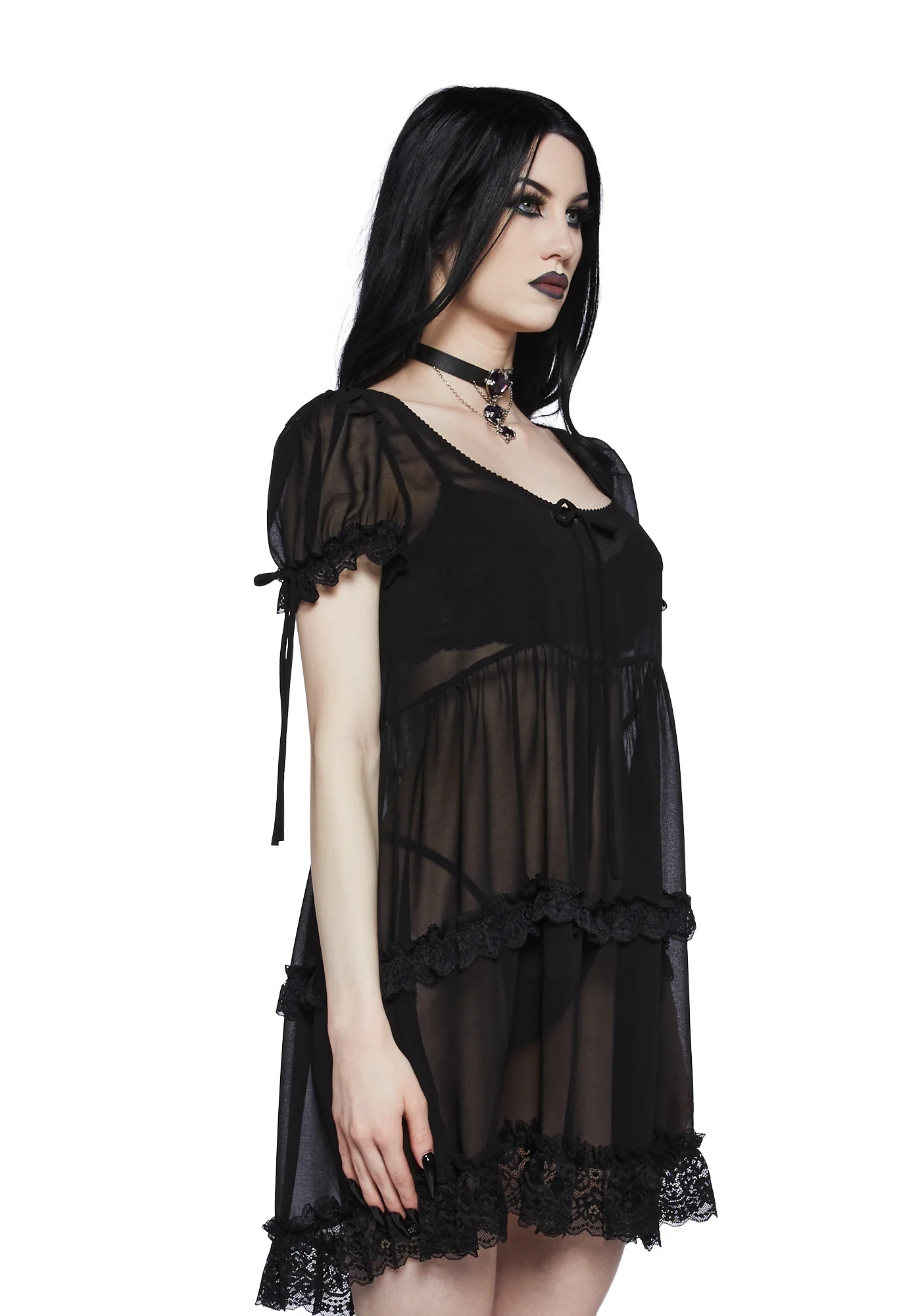 Loves Moonlight Babydoll Dress - Image 3