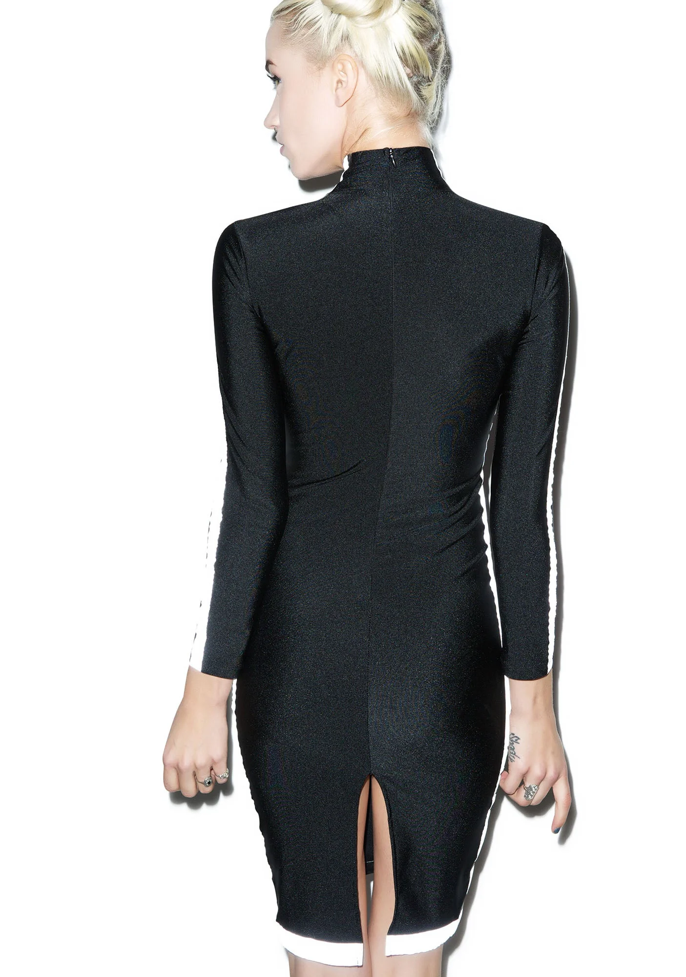 Lovr Heart Reflective Cutout Dress - Pink - Image 7