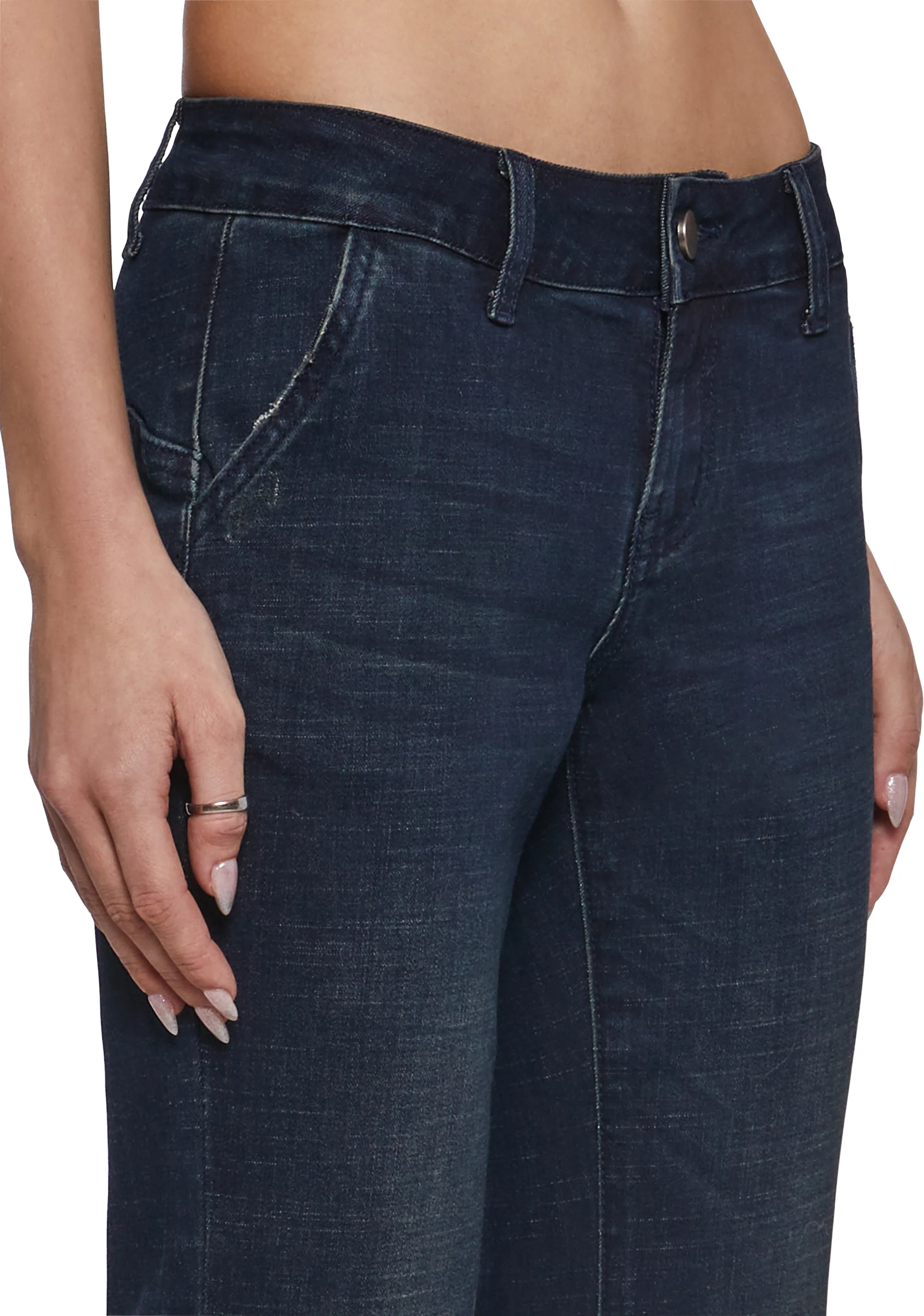 Flirty Expectations Low Rise Denim Jeans - Image 5