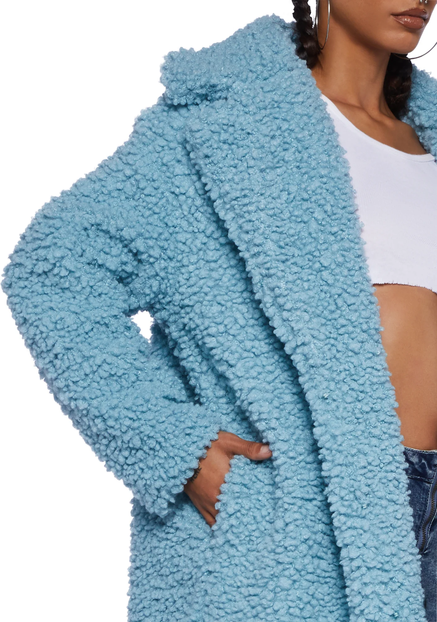 Lowkey Reputation Faux Fur Coat - Image 5