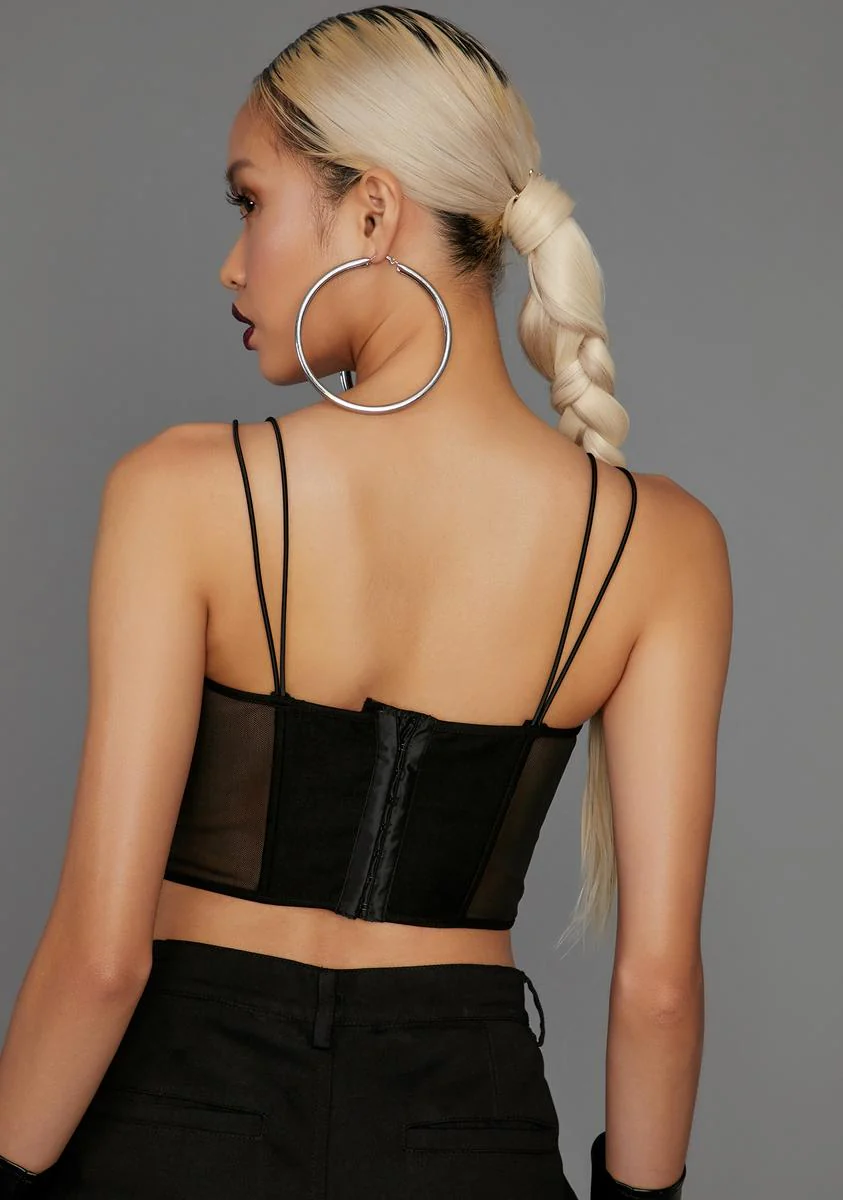 Lowkey Vibin' Corset Tank - Image 4
