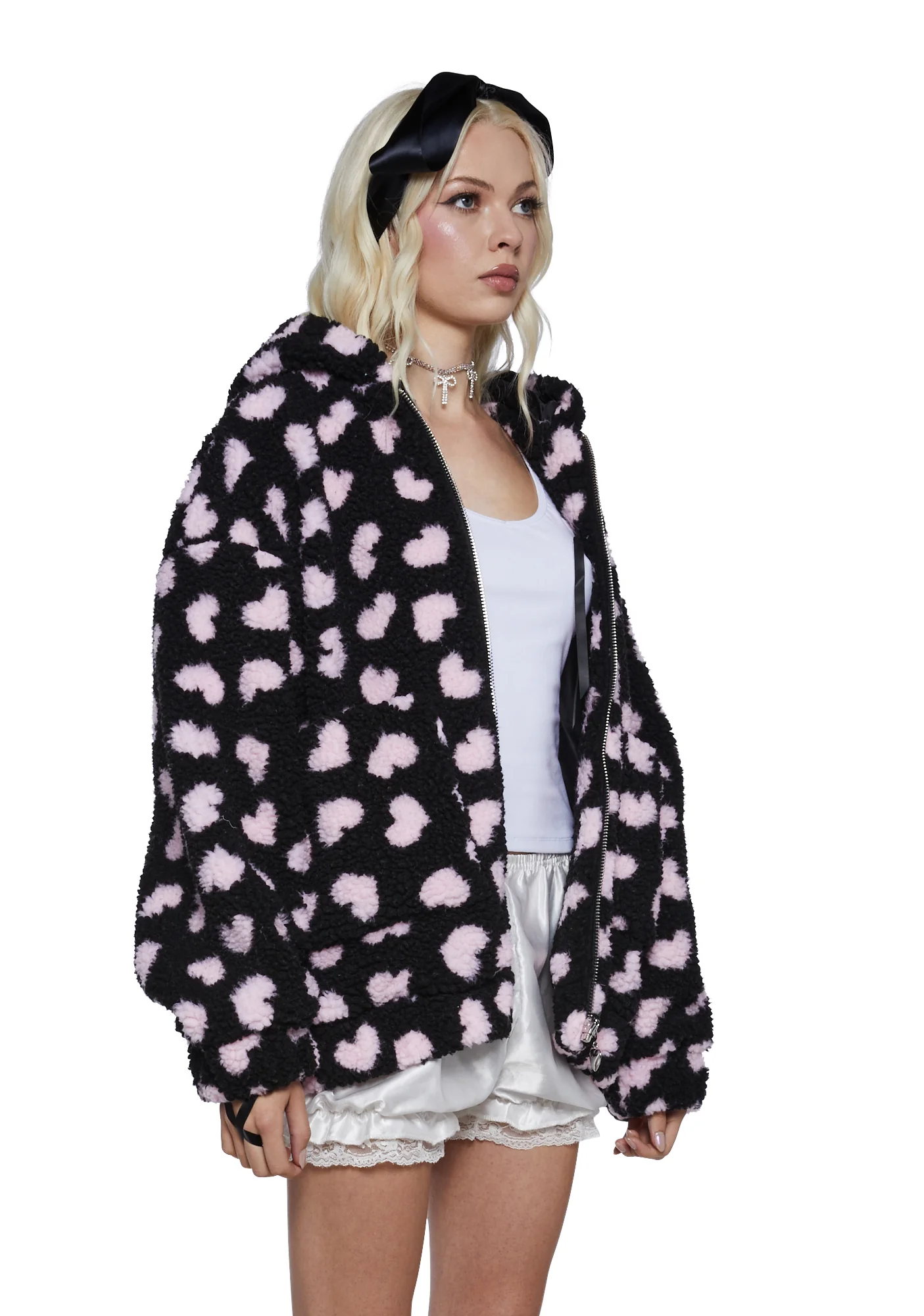Loyal Maneater Teddy Jacket - Black - Image 3