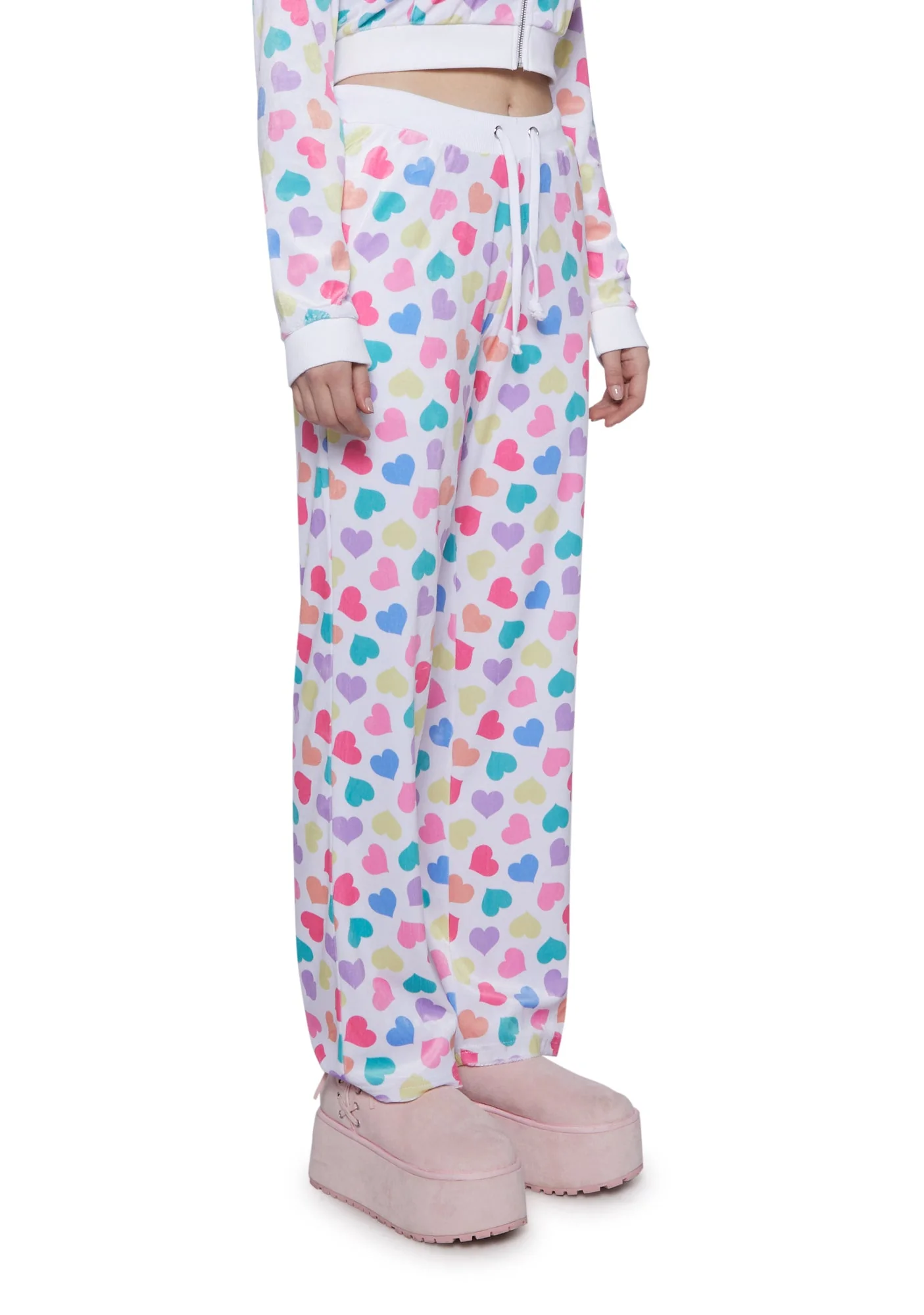 Loyal Maneater Velour Track Pants - Multi - Image 3