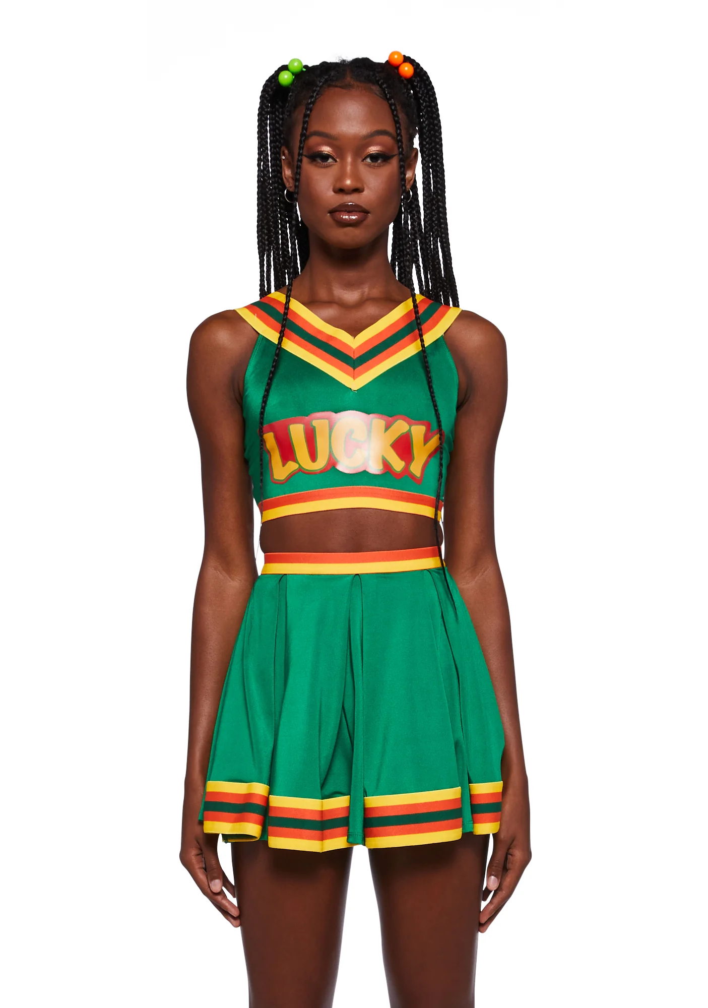 Lucky Clover Cheerleader Costume