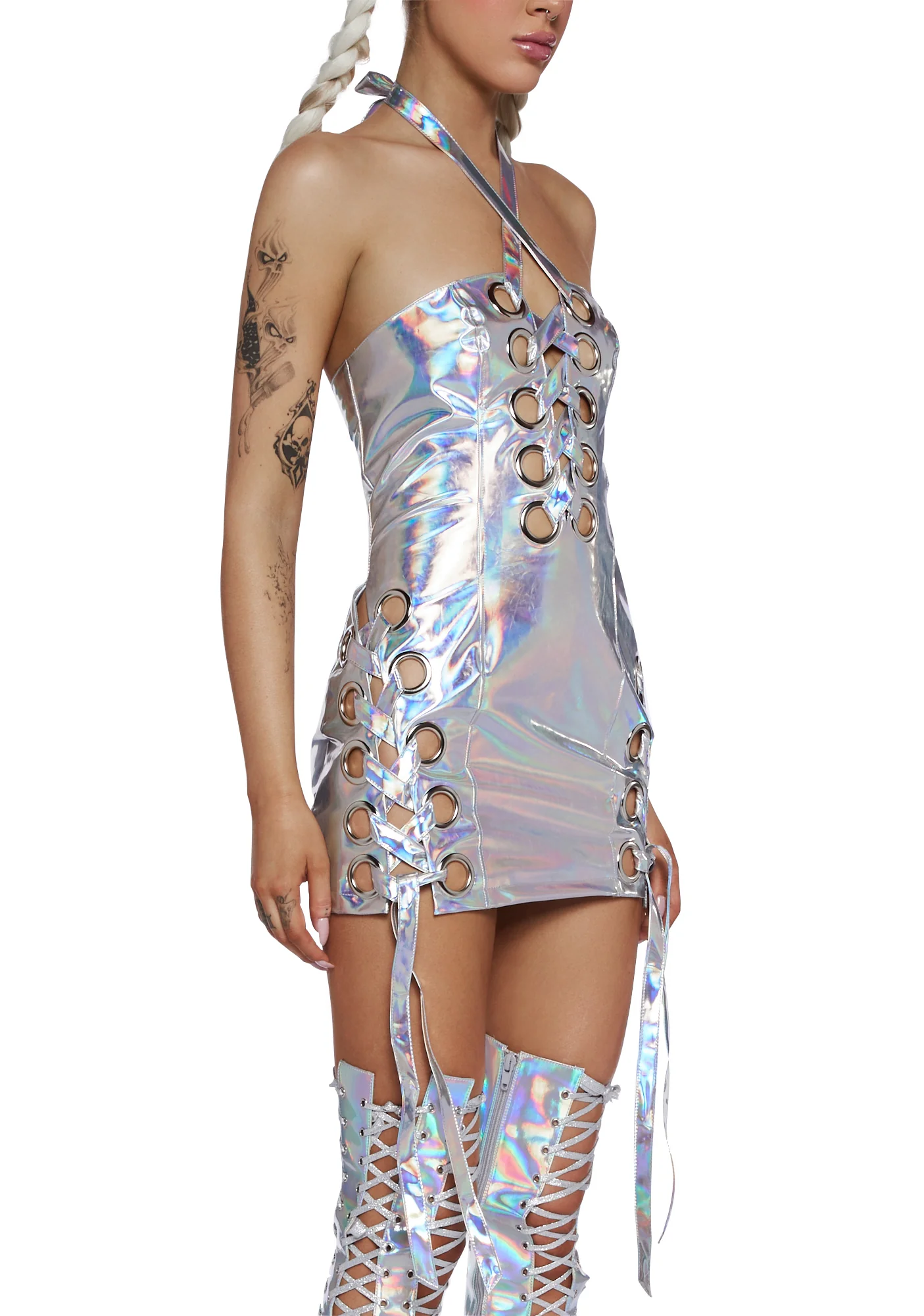 Luminous Leviathan Bodycon Dress - Image 5