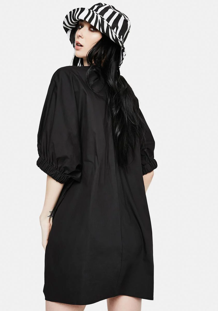 Luna Puff Sleeve Mini Dress - Image 4