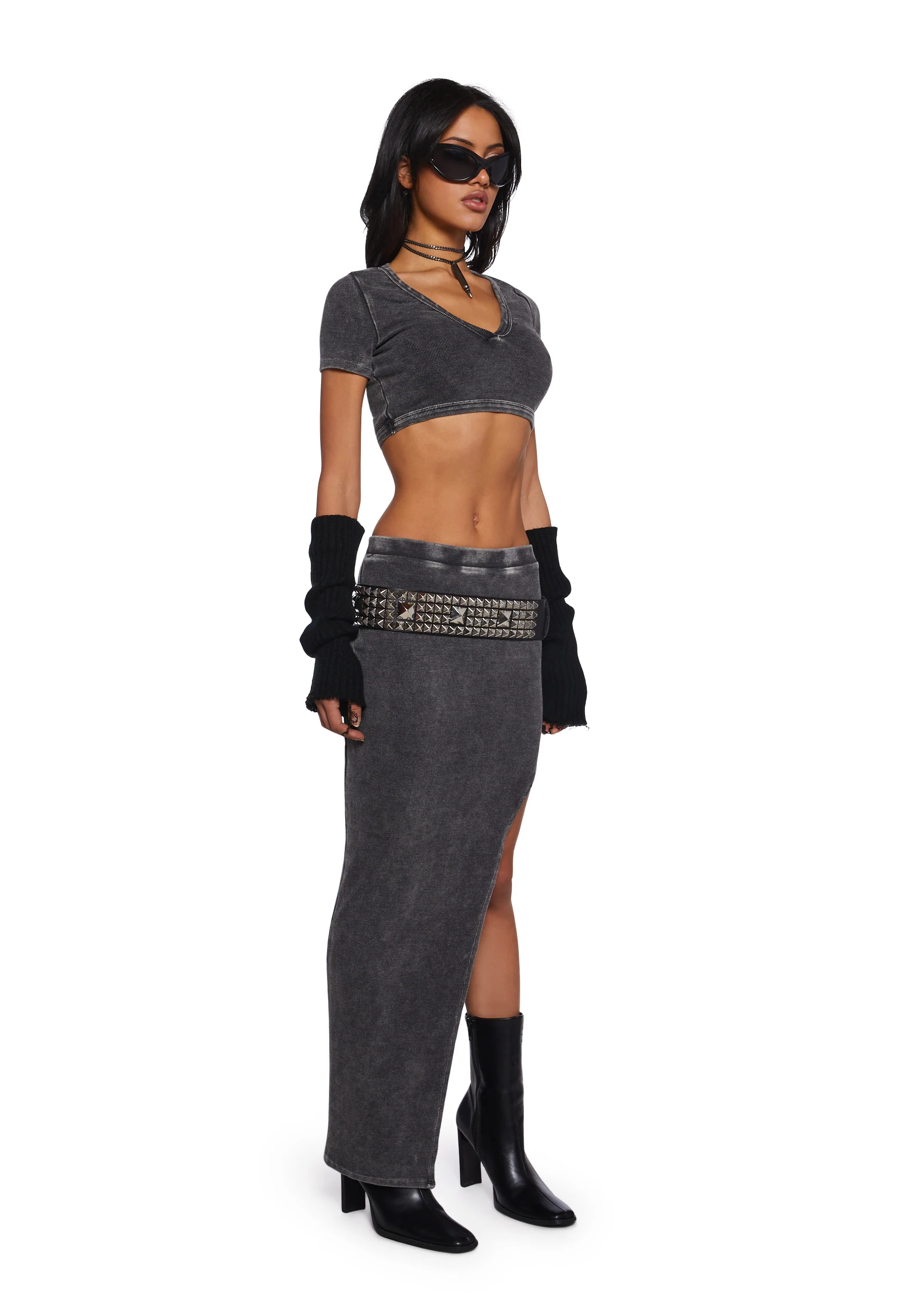 Lust Pulse Skirt Set - Black - Image 3