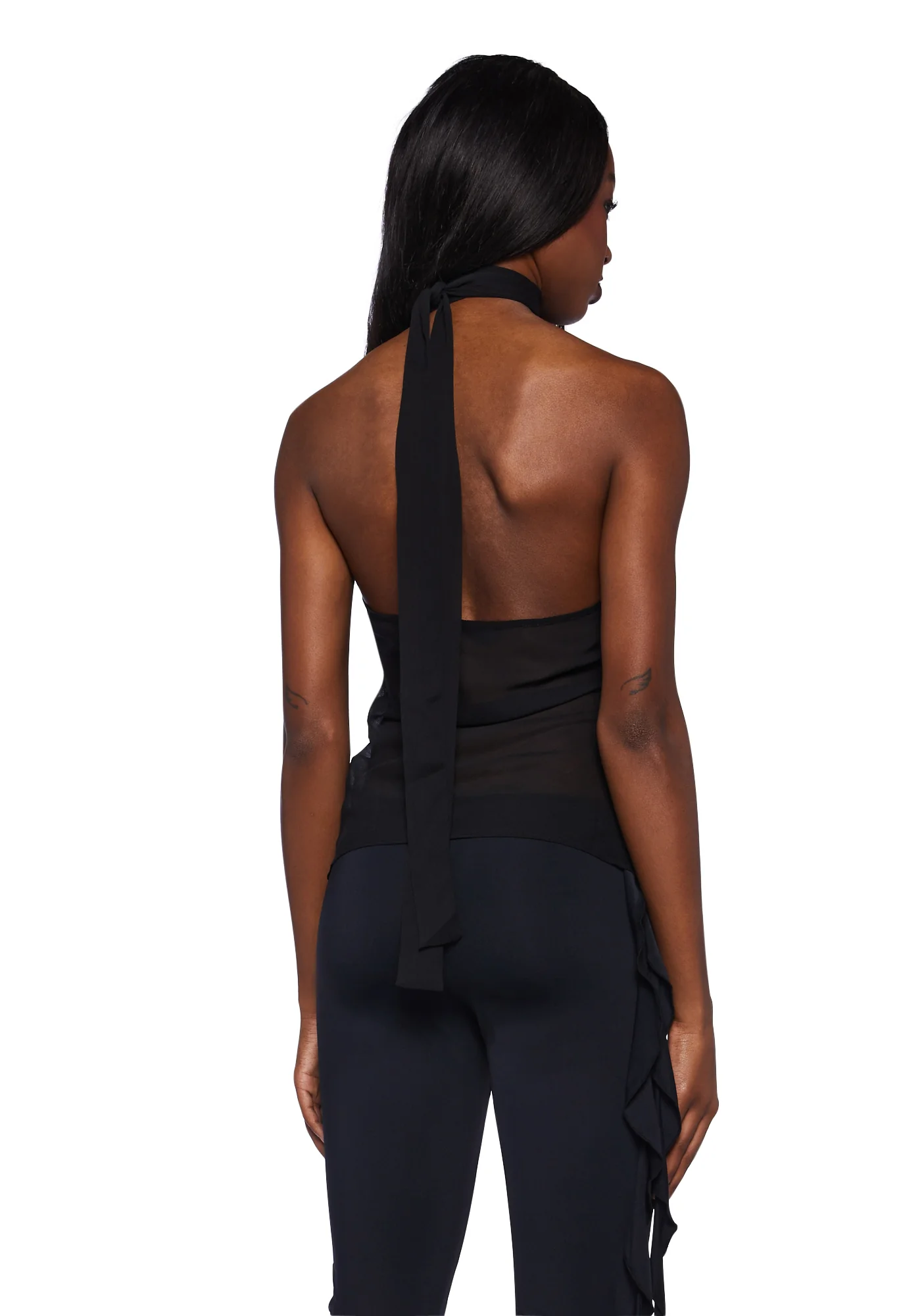 Lux Sheer Tie Top - Image 4