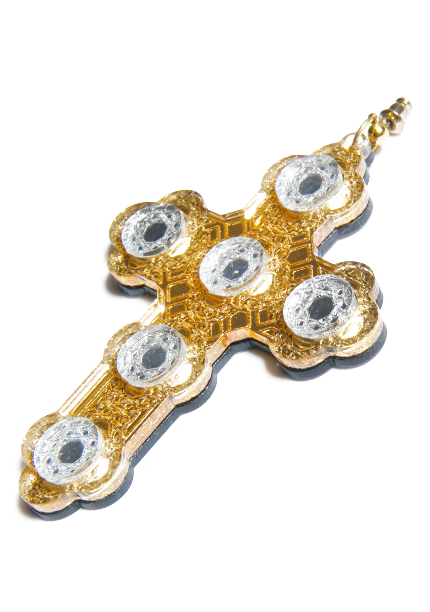Luxe Cross Earrings - Image 2