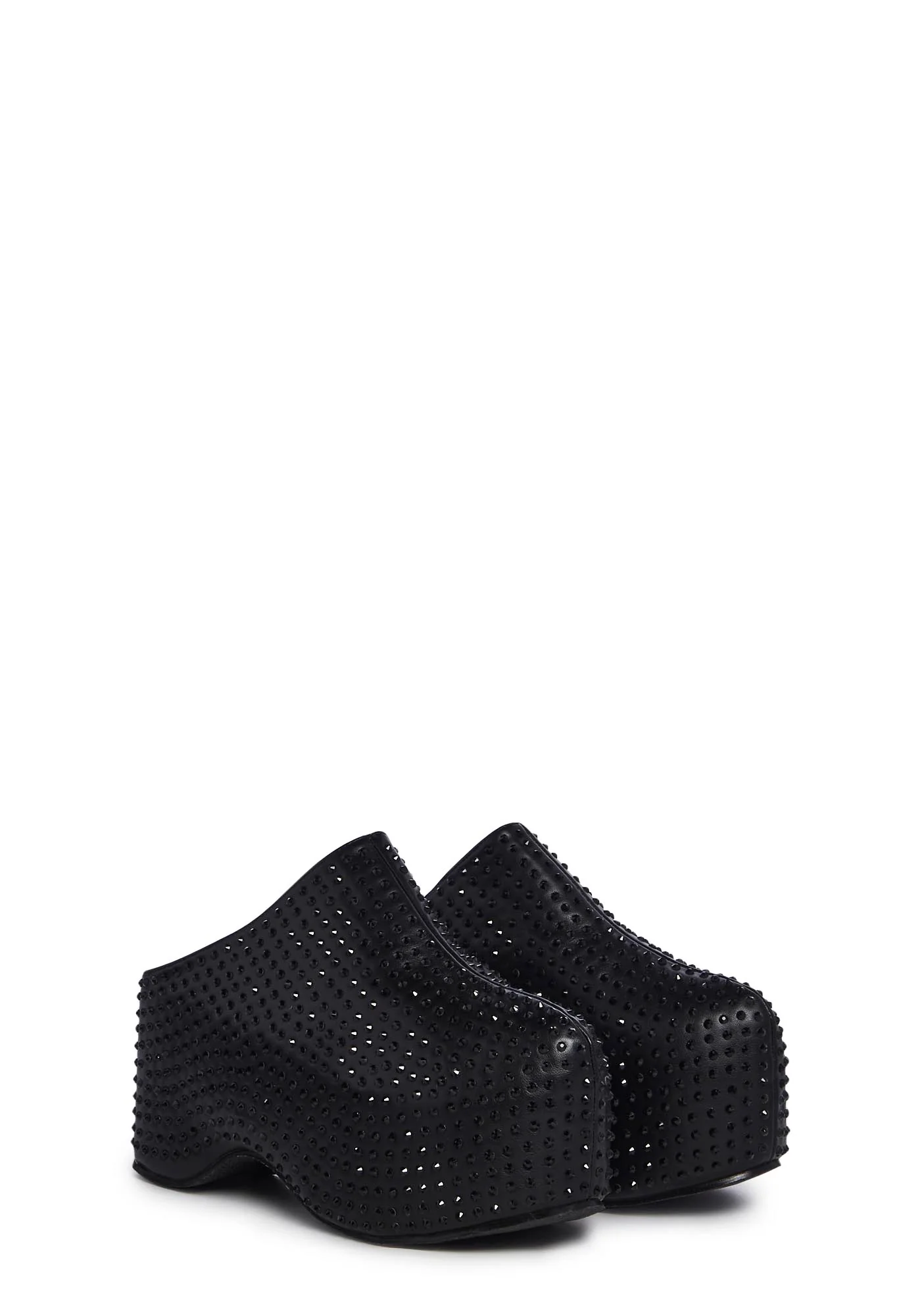Macey Platform Mules - Black - Image 3