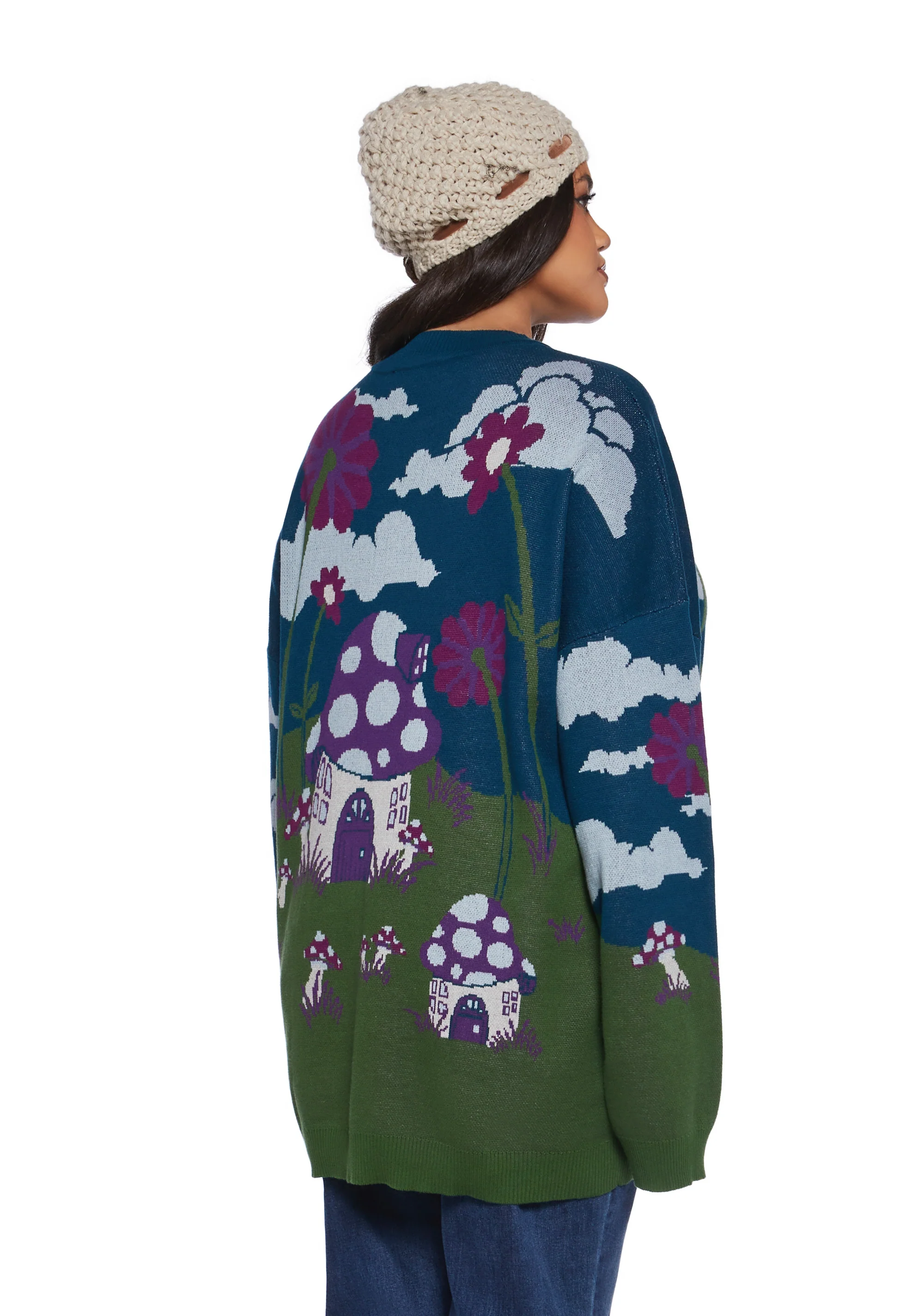 Magic Daze Knit Sweater - Dark Blue - Image 10